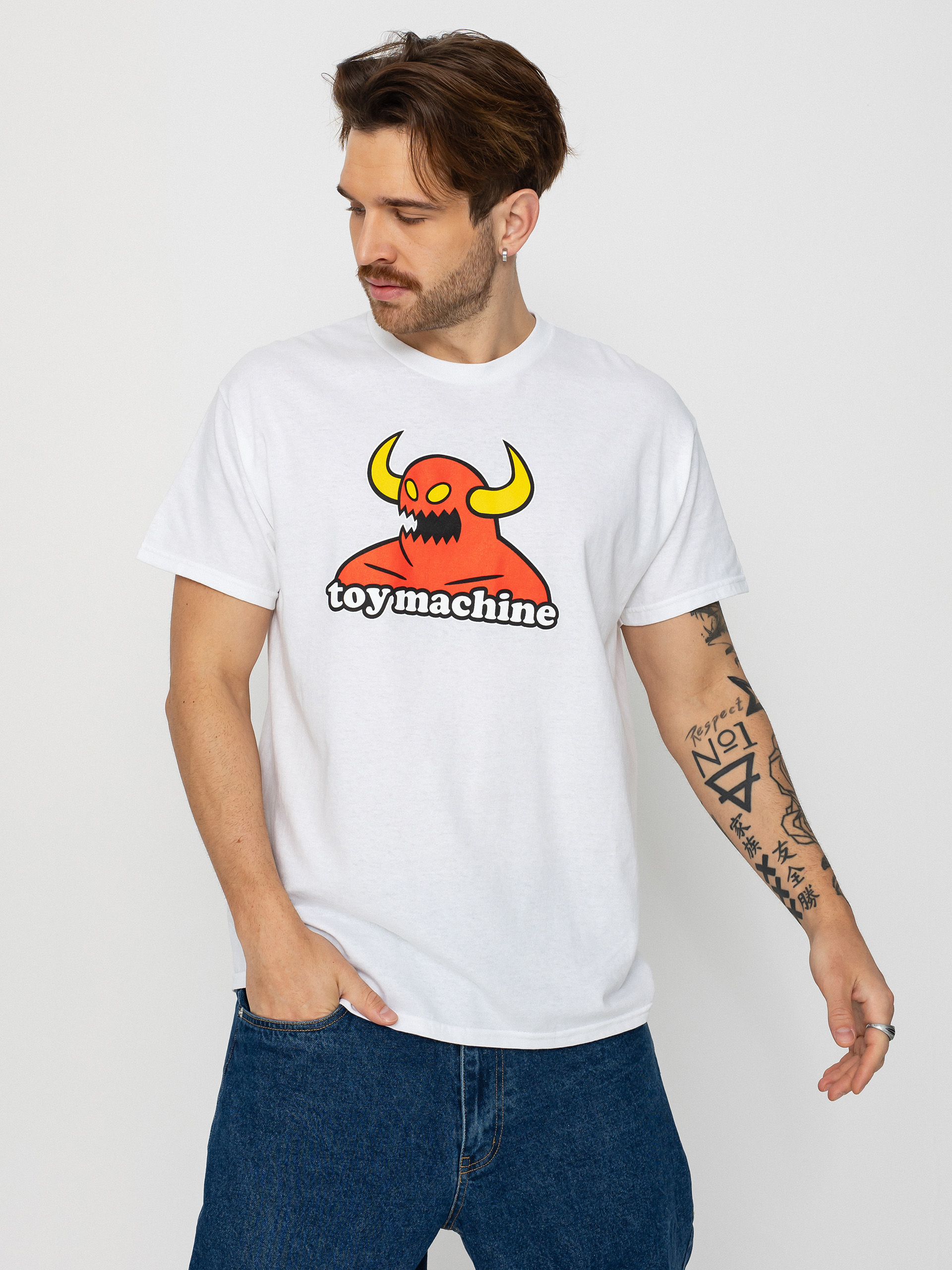 Tricou Toy Machine Monster (white)