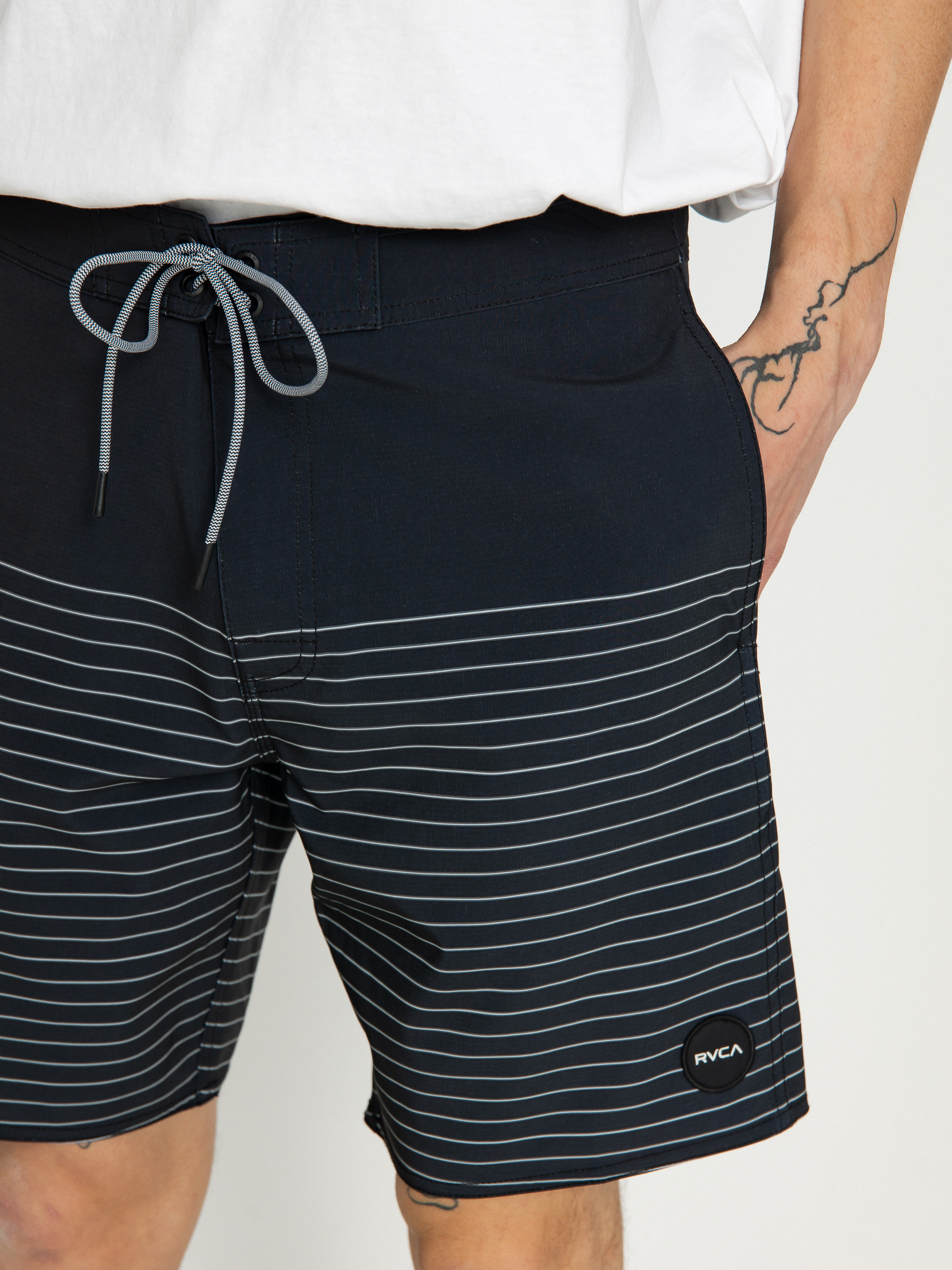 Șort pentru plajă RVCA Curren Trunk (black)