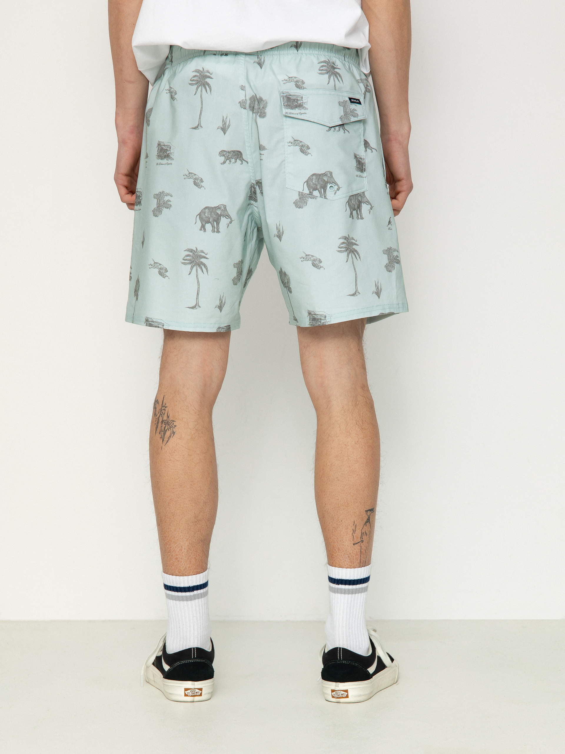 Șort pentru plajă RVCA Barnes Elastic (cool blue)