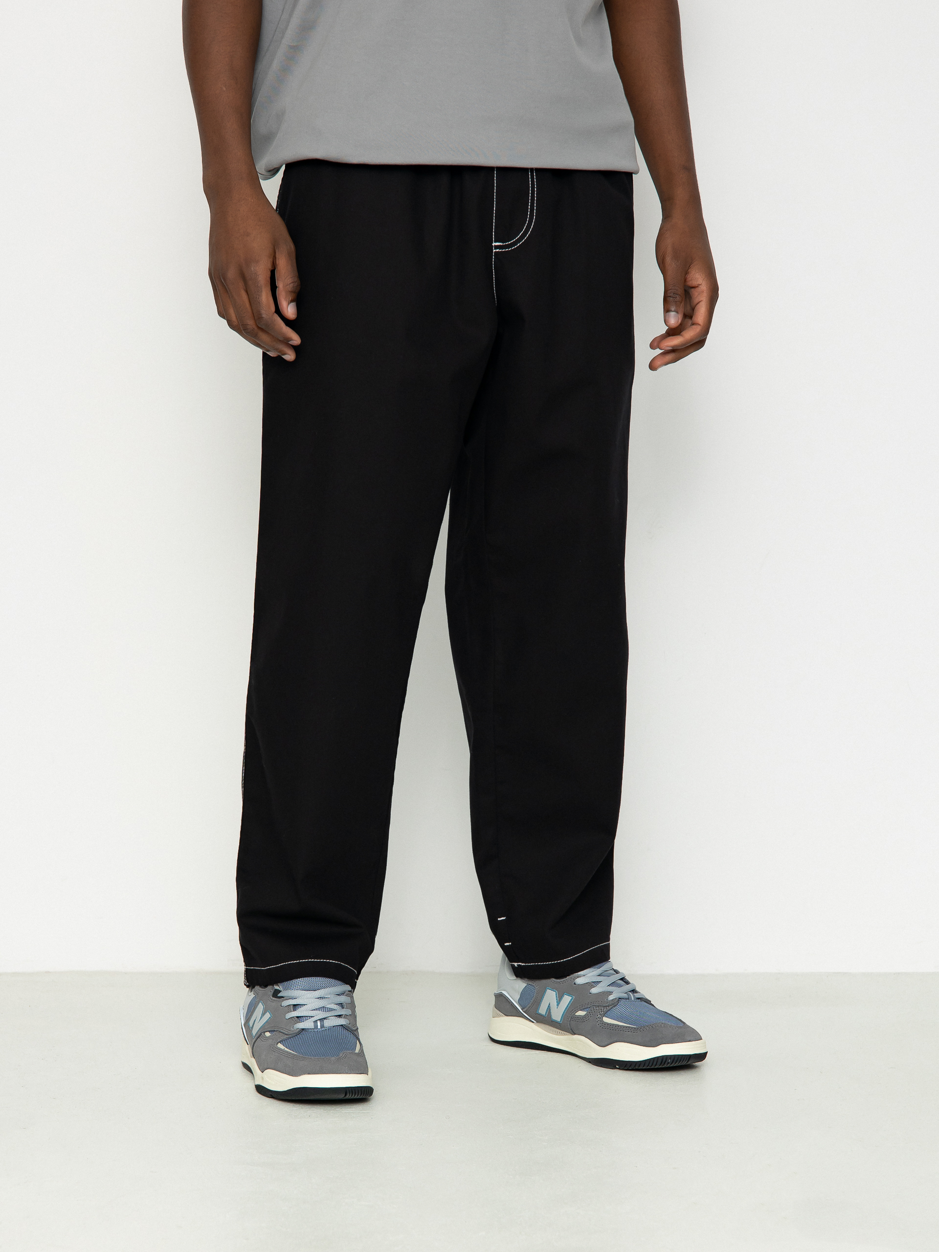 Pantaloni Polar Skate Surf Pants Contrast (black/white)