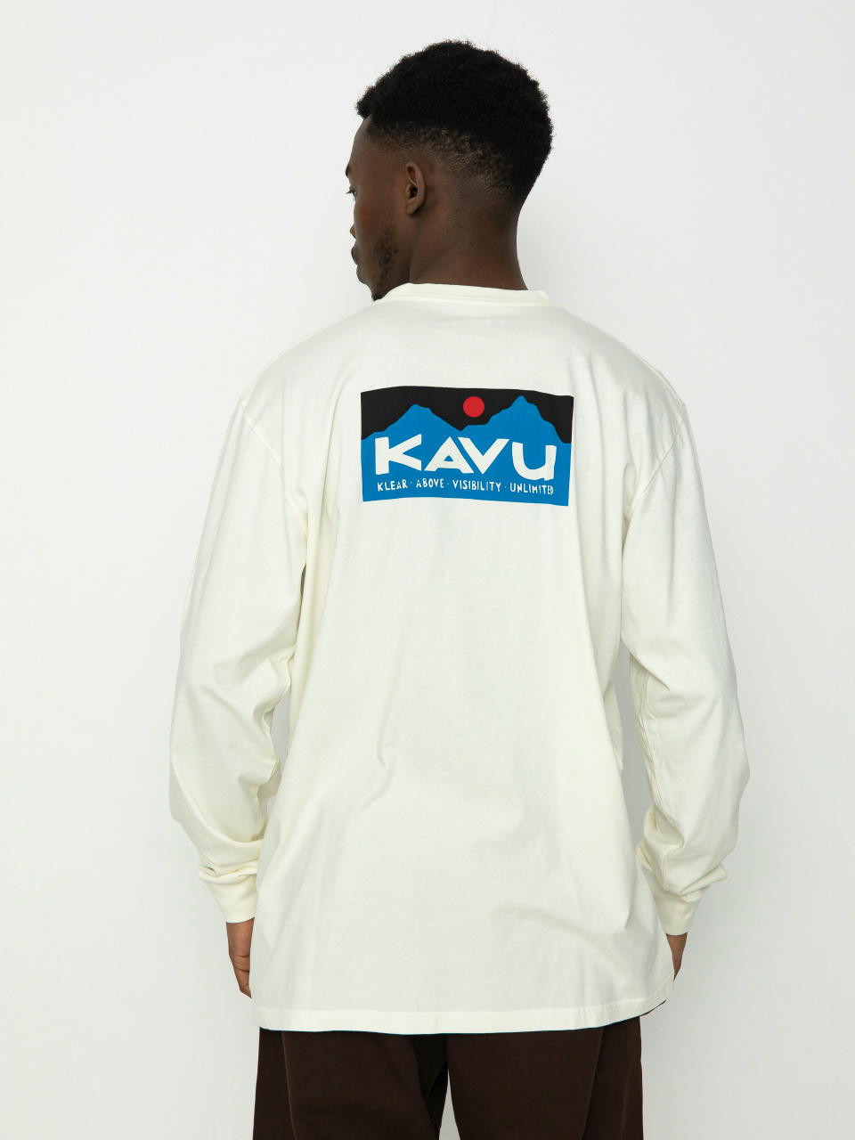 Tricou Kavu LS Etch Art (off white)