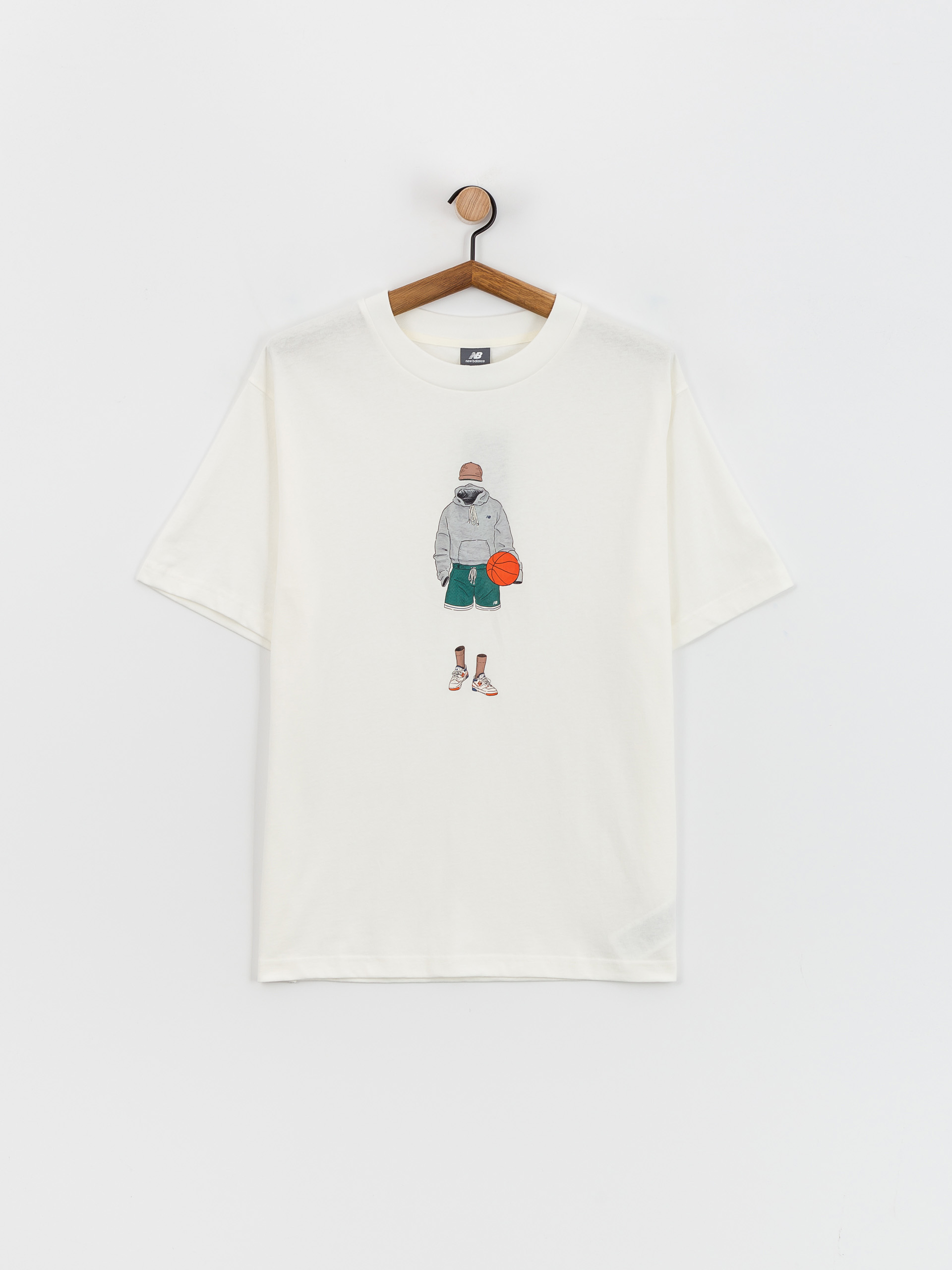 Tricou New Balance Athletics Basketball (sea salt)