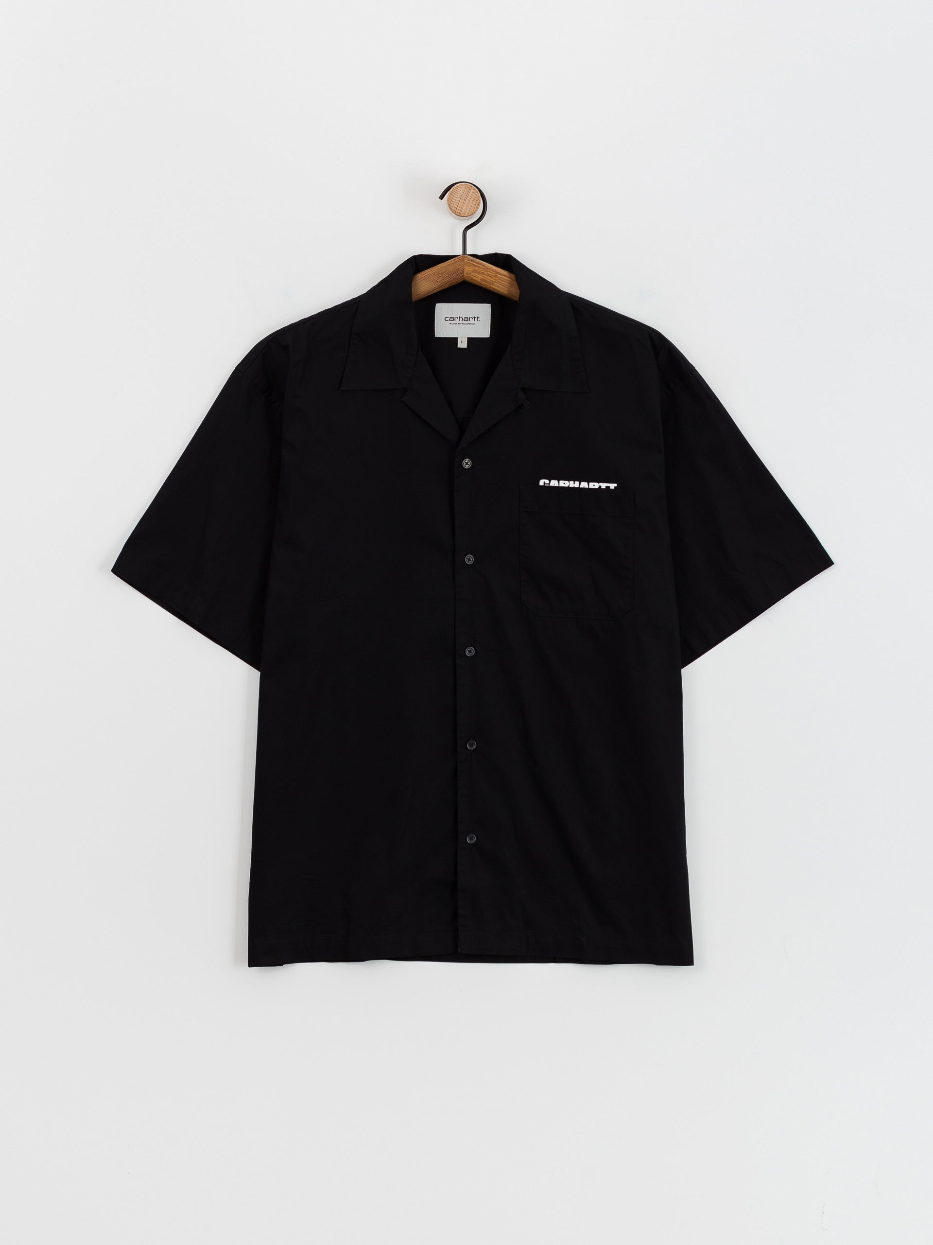 Tricou Carhartt WIP Link Script (black/white)