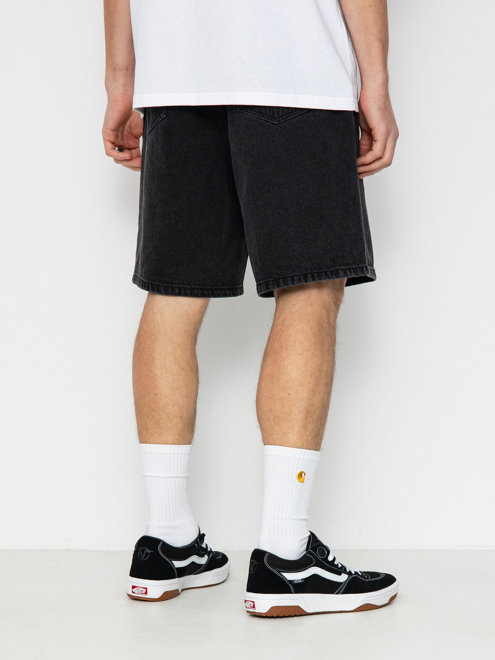 Șort OBEY Bigwig Baggy Denim (faded black)