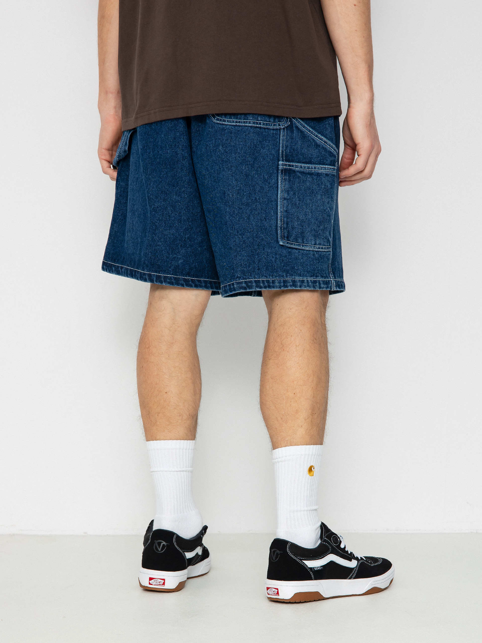 Șort OBEY Easy Denim Carpenter (stone wash indigo)