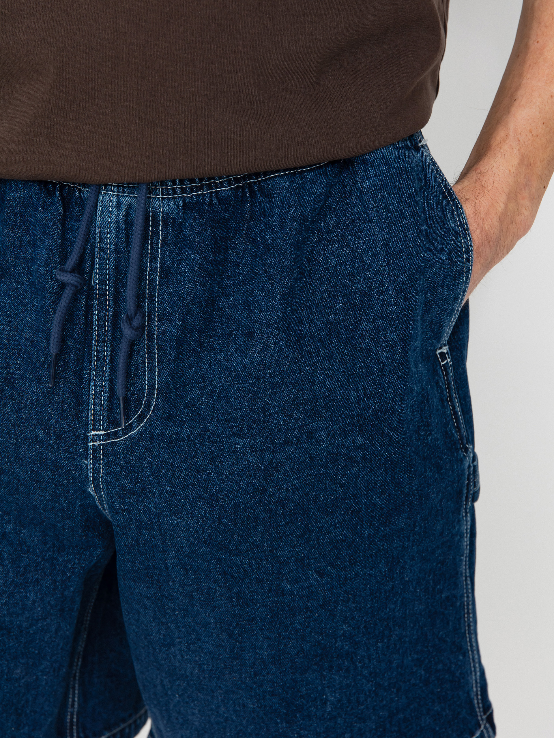 Șort OBEY Easy Denim Carpenter (stone wash indigo)