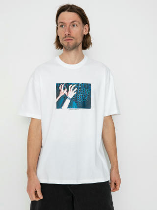 Tricou Polar Skate Caged Hands (white)