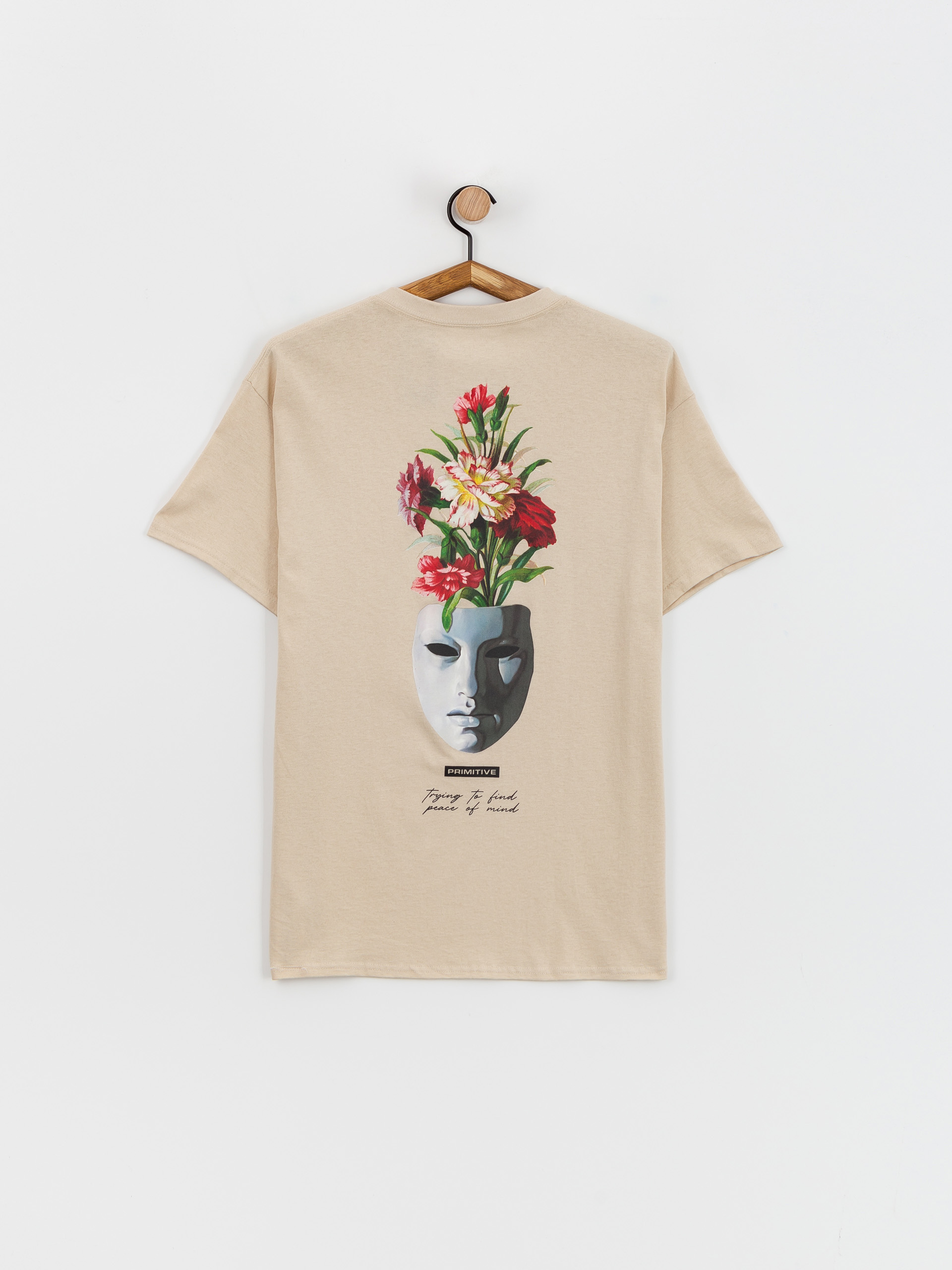 Tricou Primitive Obscura (sand)