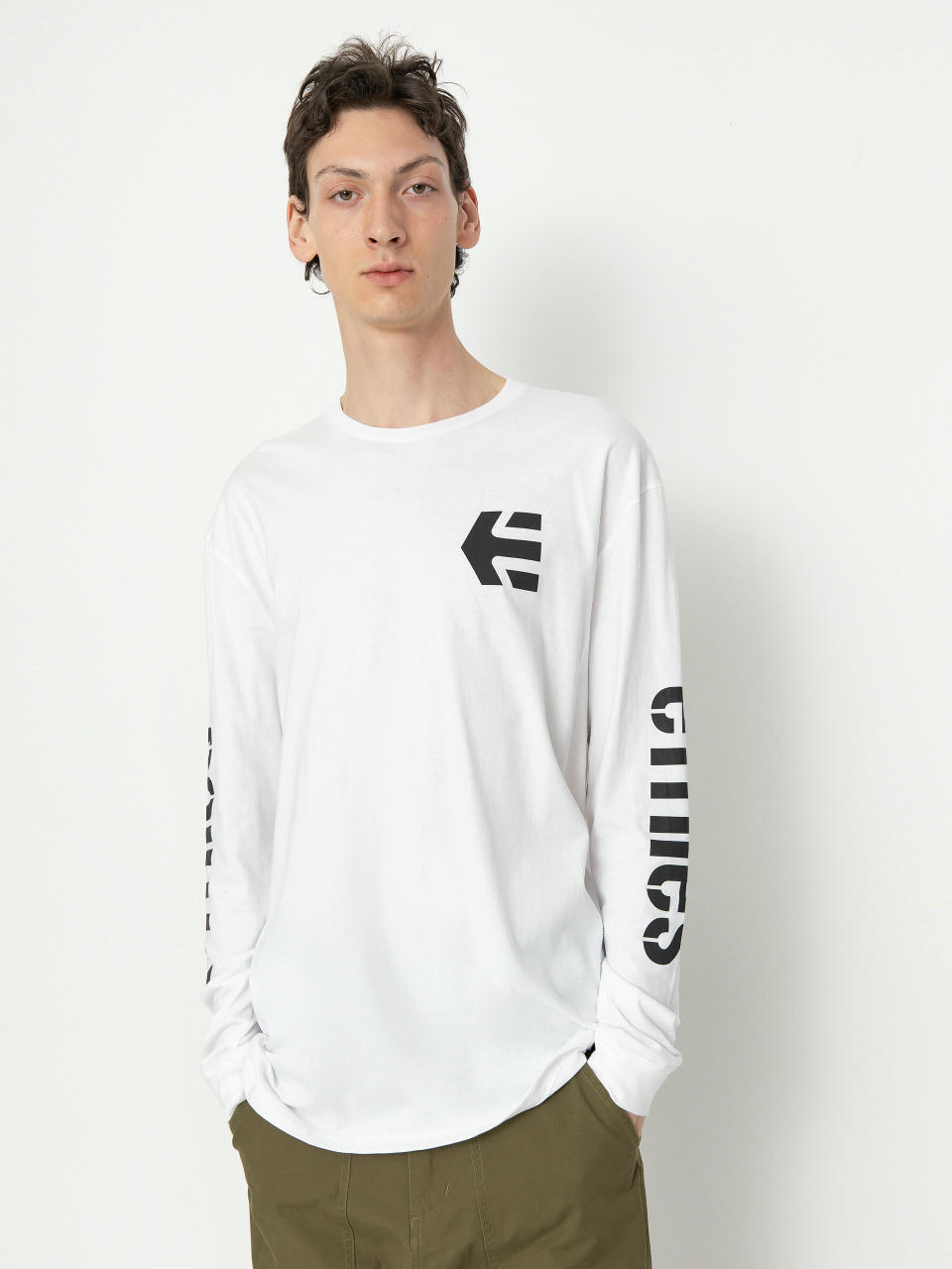 Longsleeve Etnies Icon (white/black)