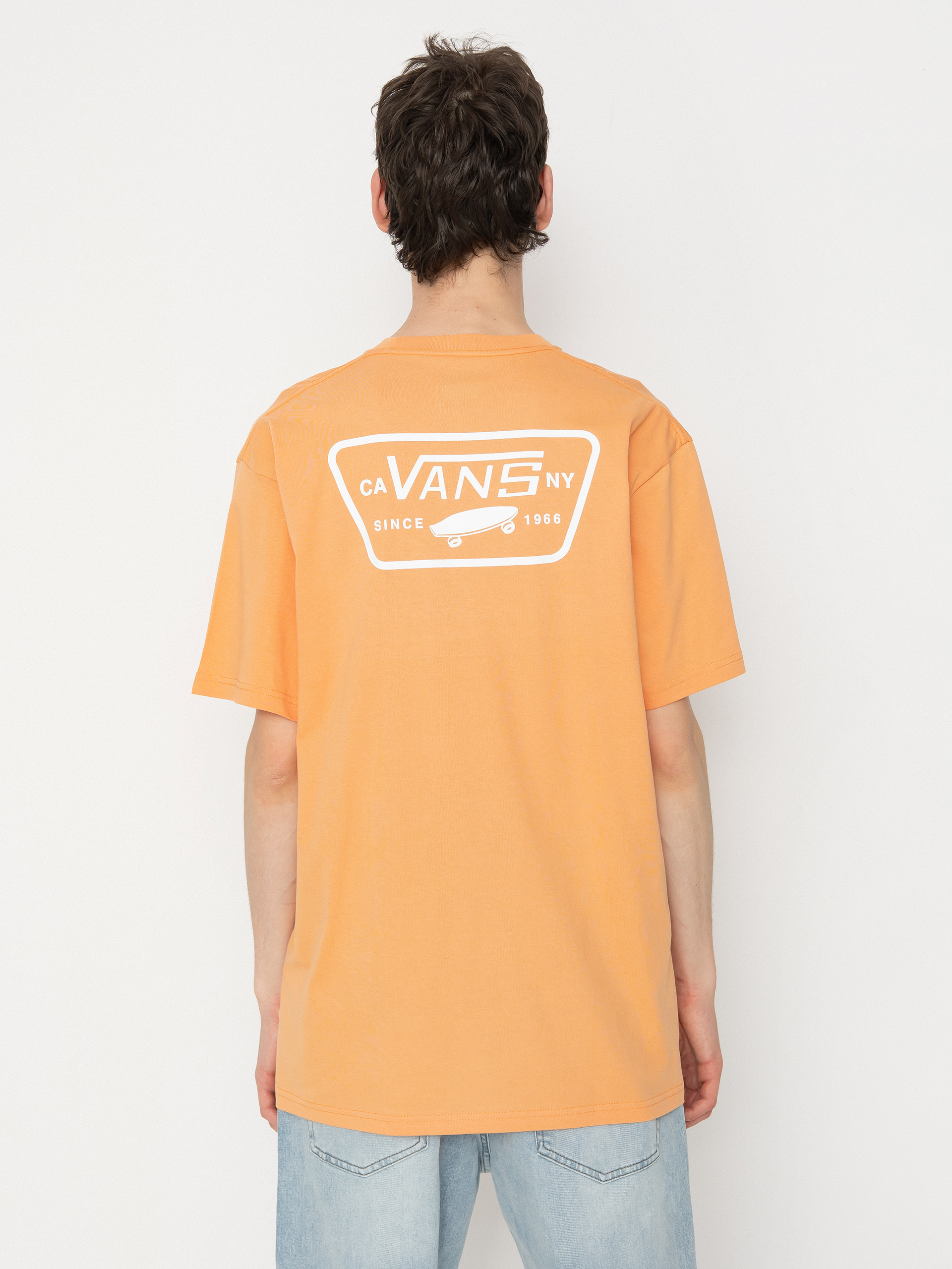 Tricou Vans Full Patch Back (copper tan/white)