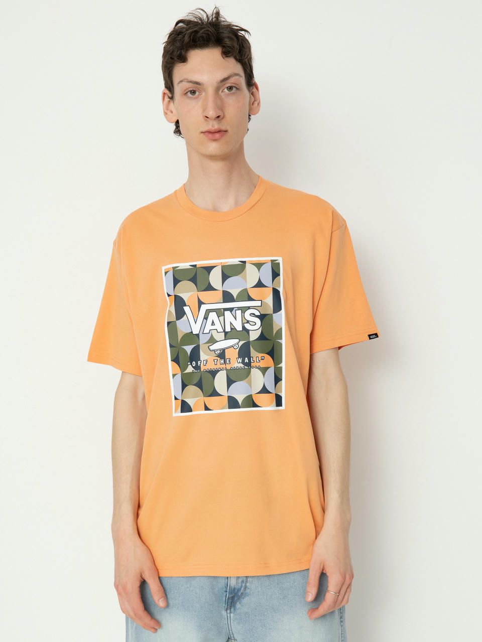 Cămașă Vans Classic Print Box (copper tan/white)