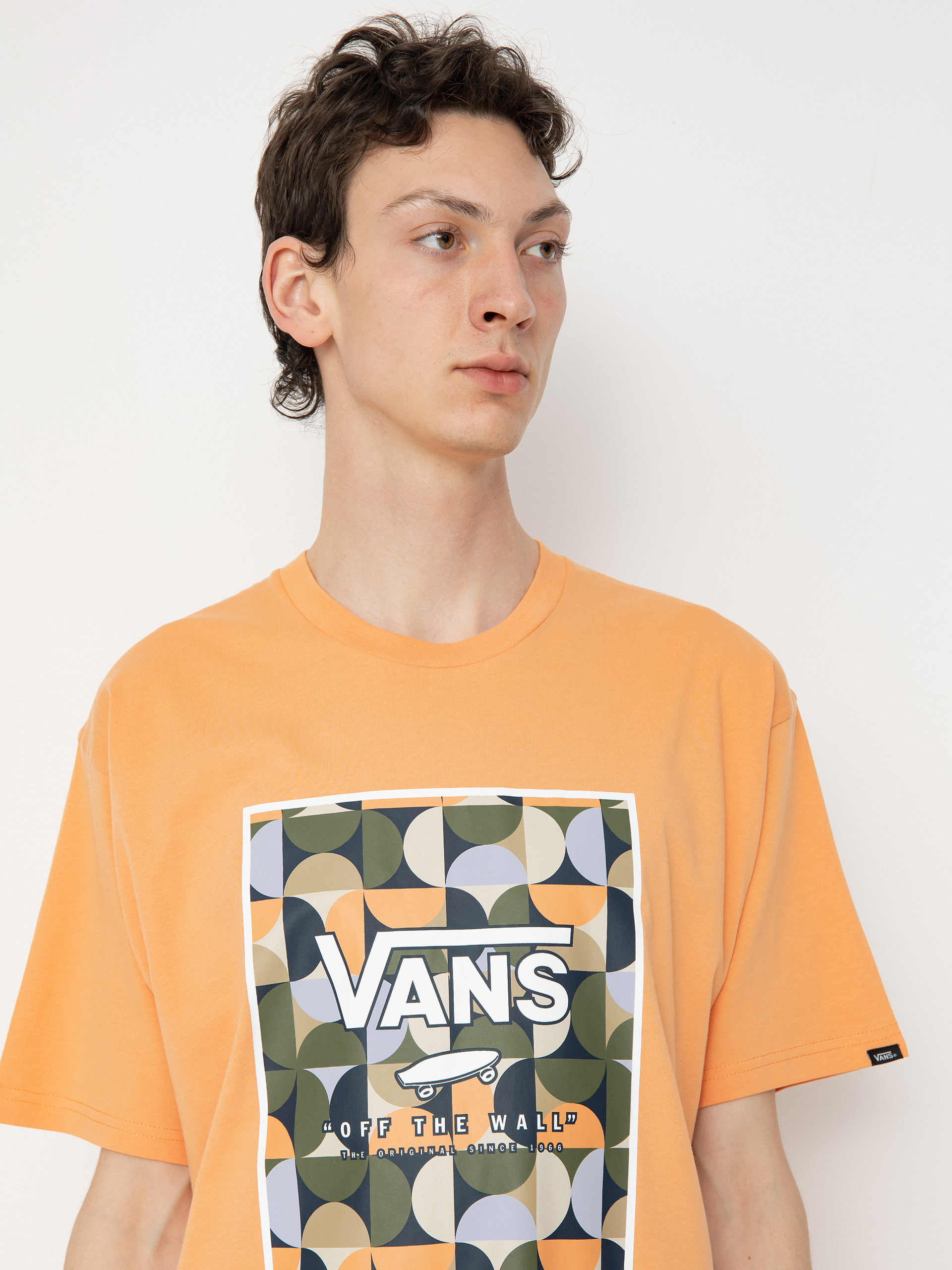 Cămașă Vans Classic Print Box (copper tan/white)