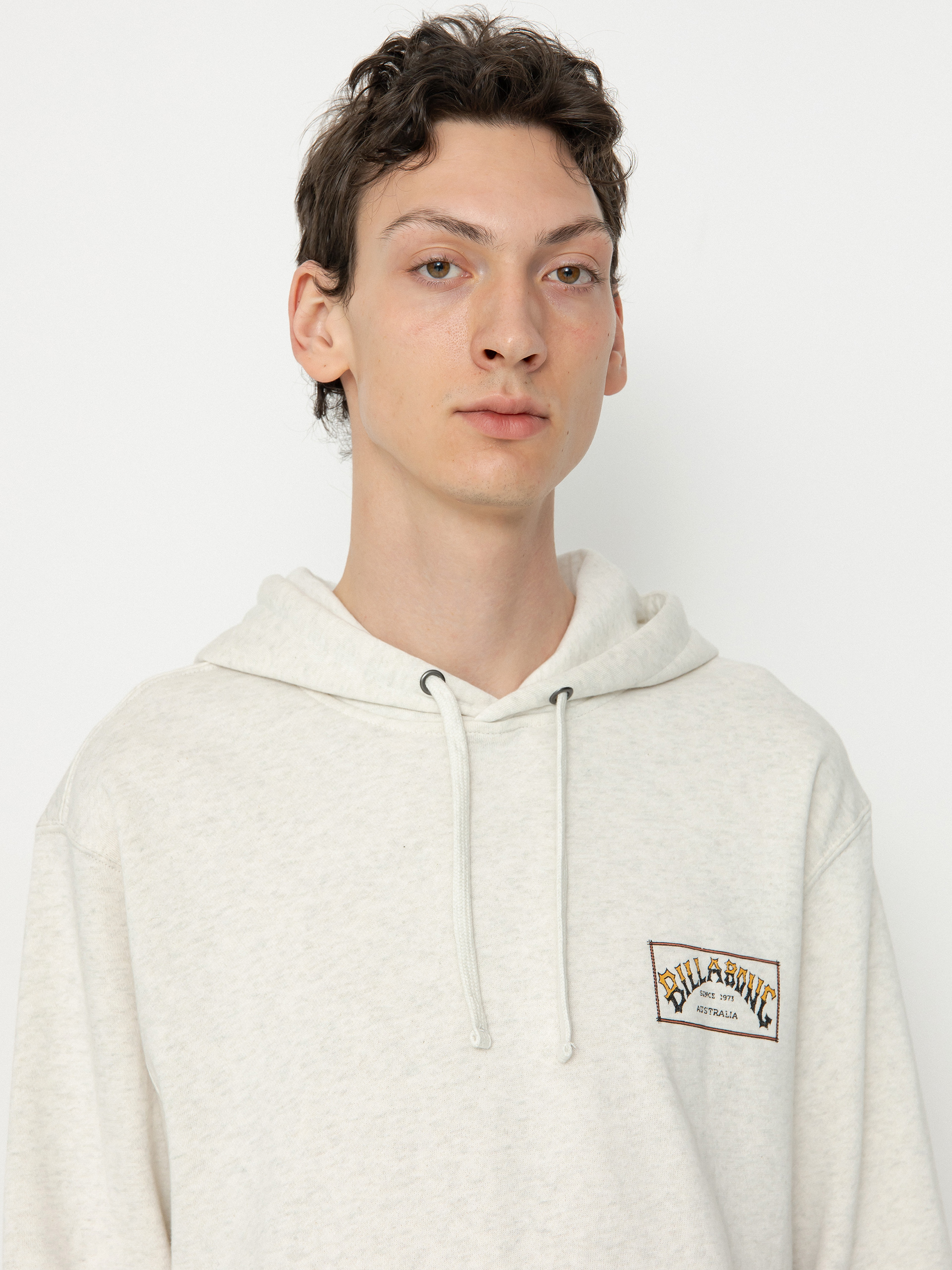 Hanorac cu glugă Billabong Short Sands HD (light grey heather)