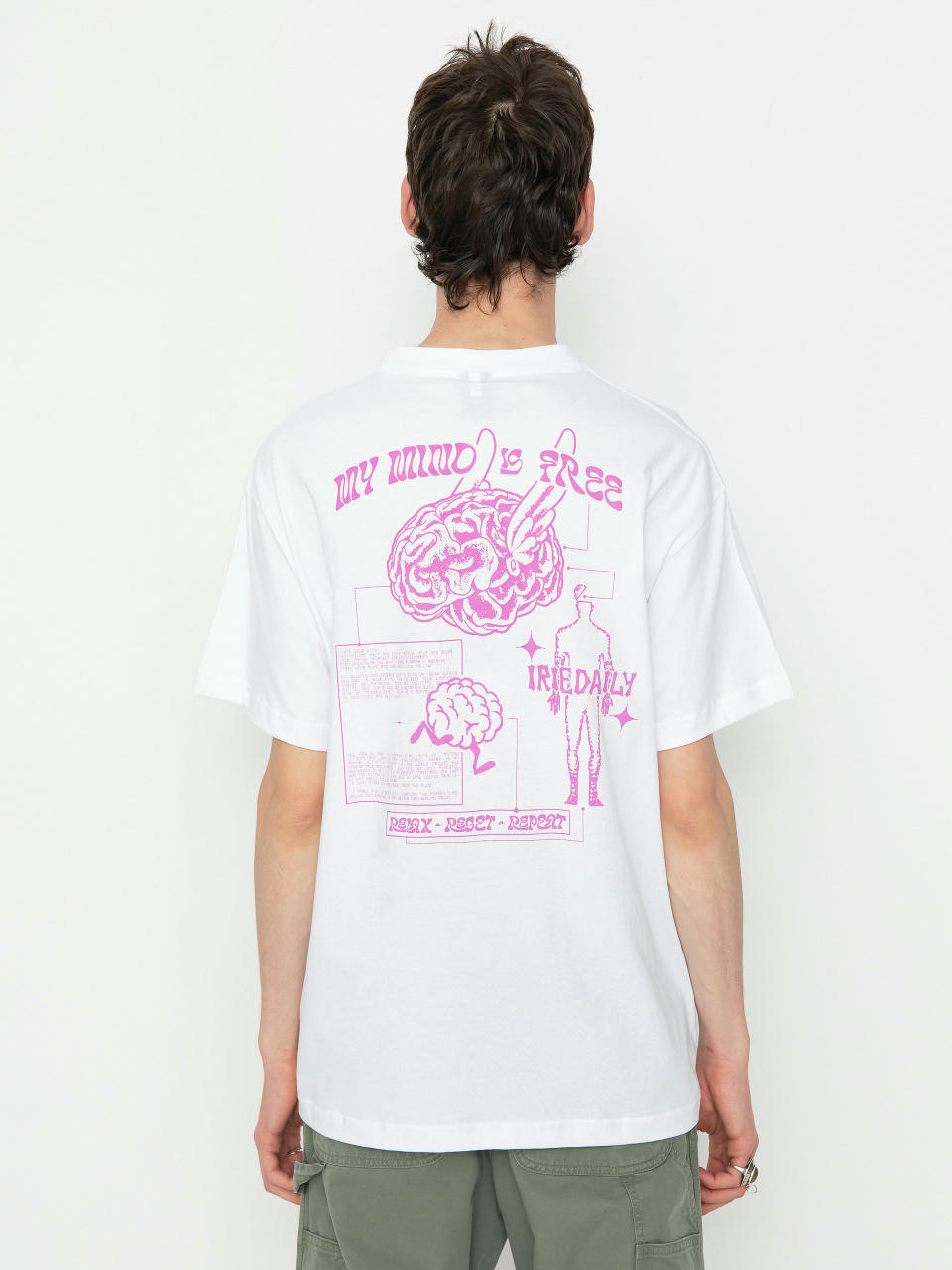 Tricou Iriedaily Free Mind (white)