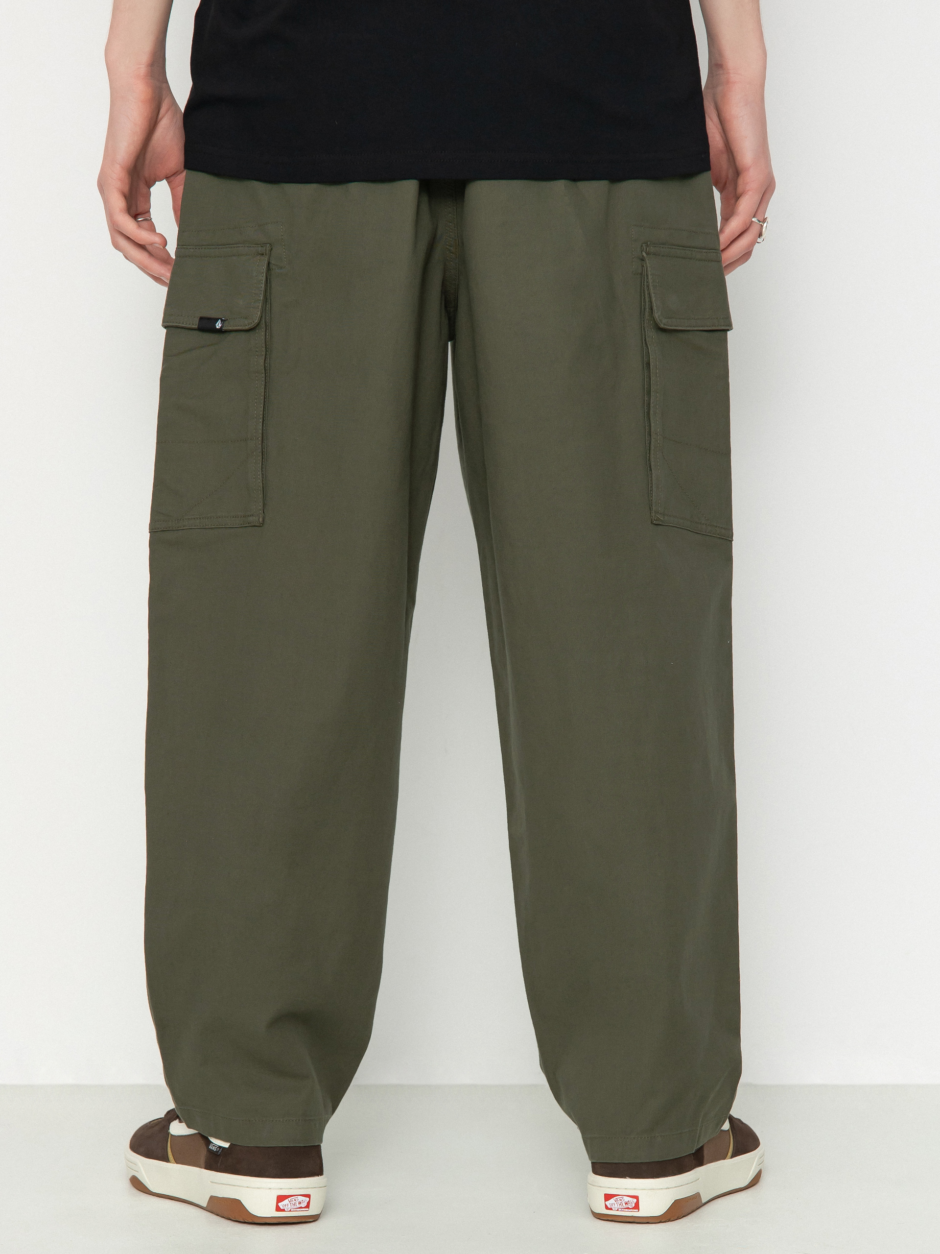Pantaloni Volcom Billow Tapered Ew Cargo (squadron green)