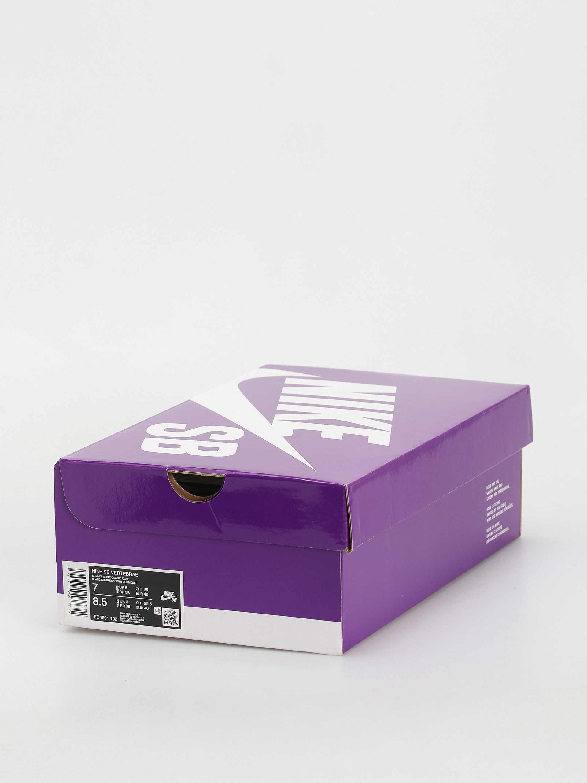 Pantofi Nike SB Vertebrae (summit white/cosmic clay platinum tint)