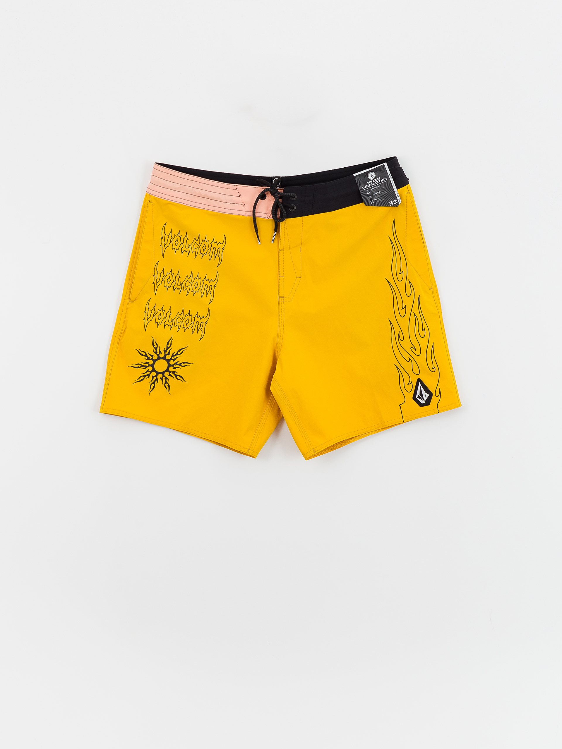 Șort pentru plajă Volcom About Time Liberators 17 (lemon)