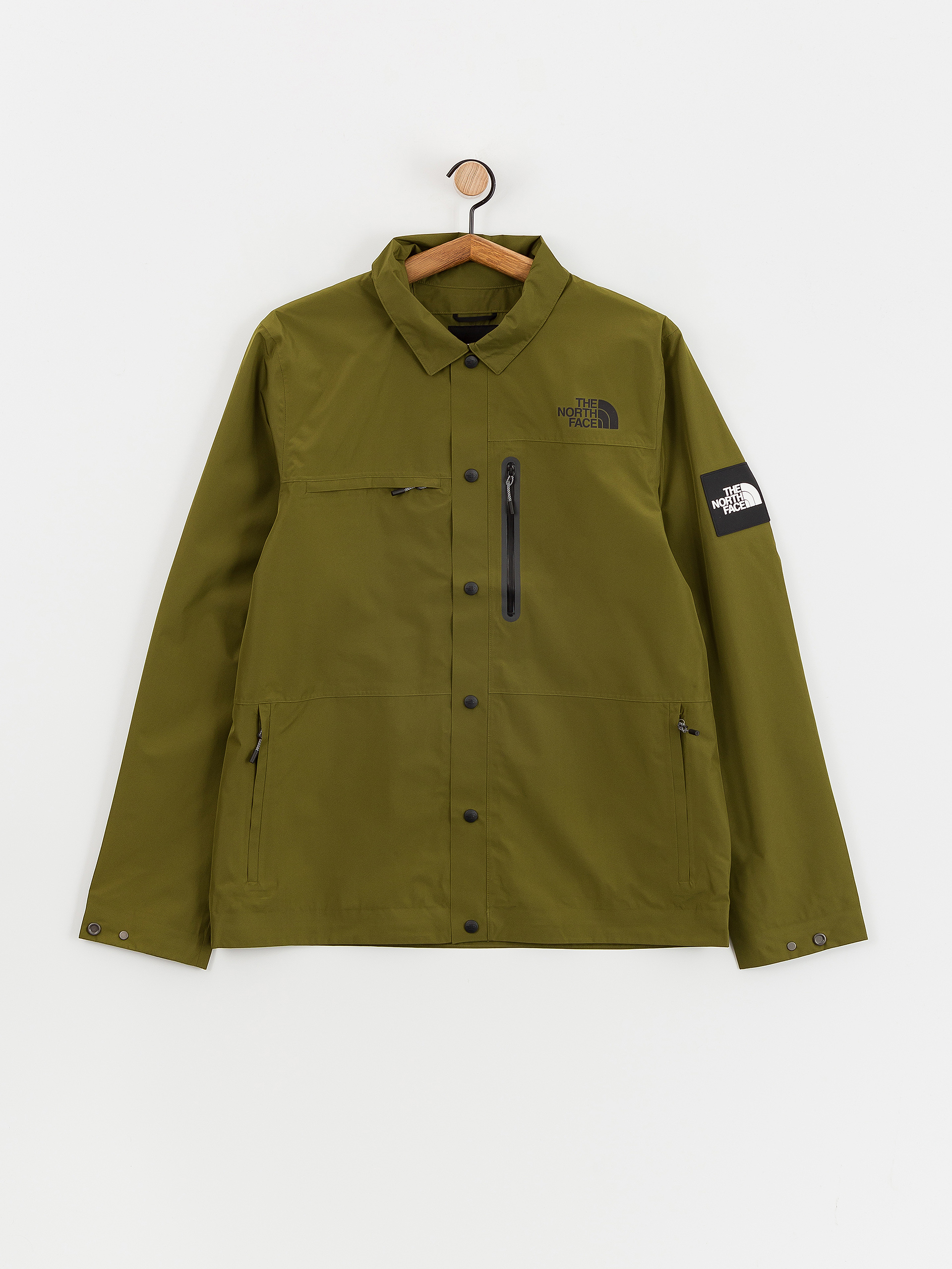 Geacă The North Face Amos Tech Overshirt (forest olive)