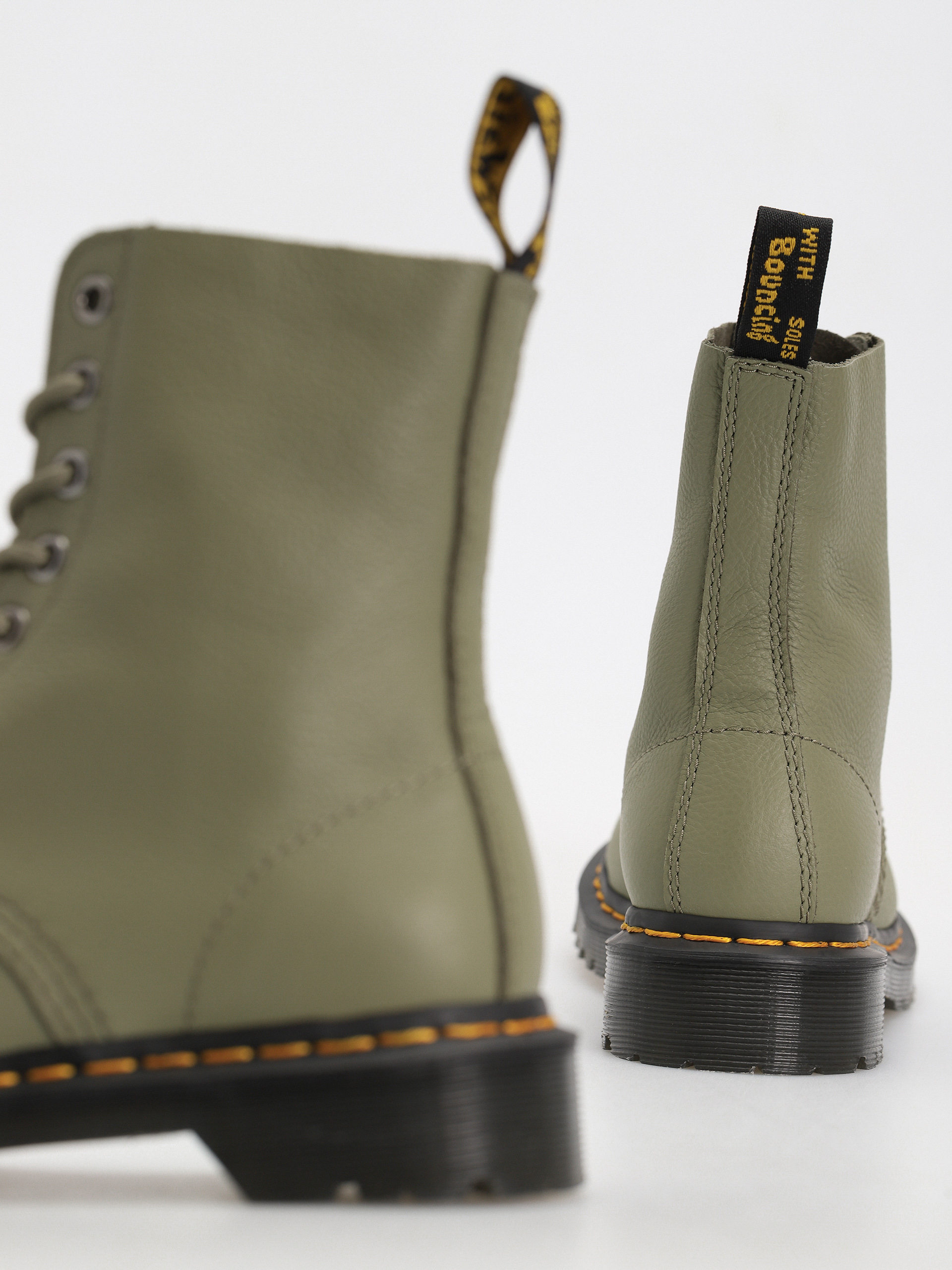 Pantofi Dr. Martens 1460 Pascal Wmn (muted olive virginia)