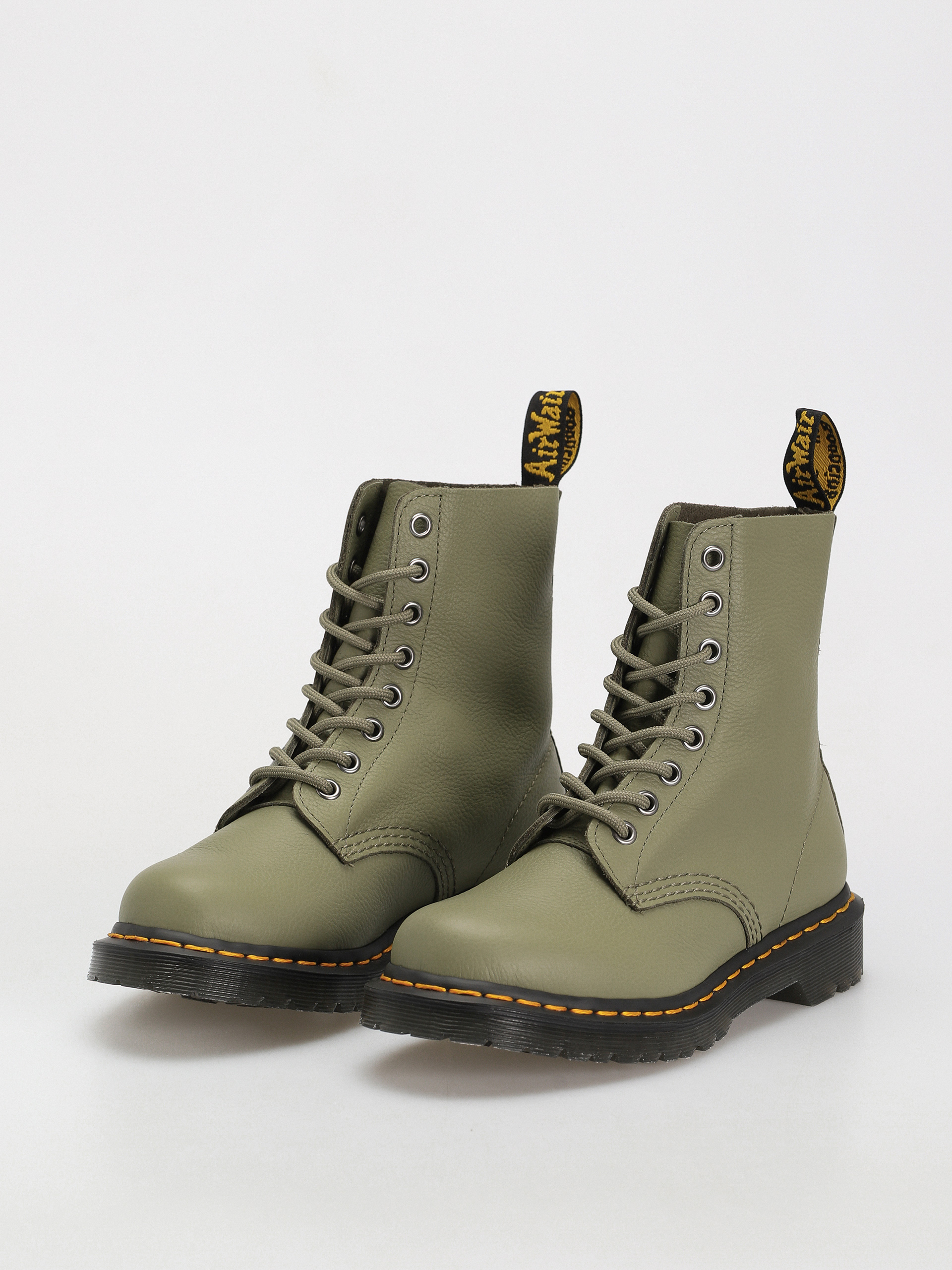 Pantofi Dr. Martens 1460 Pascal Wmn (muted olive virginia)
