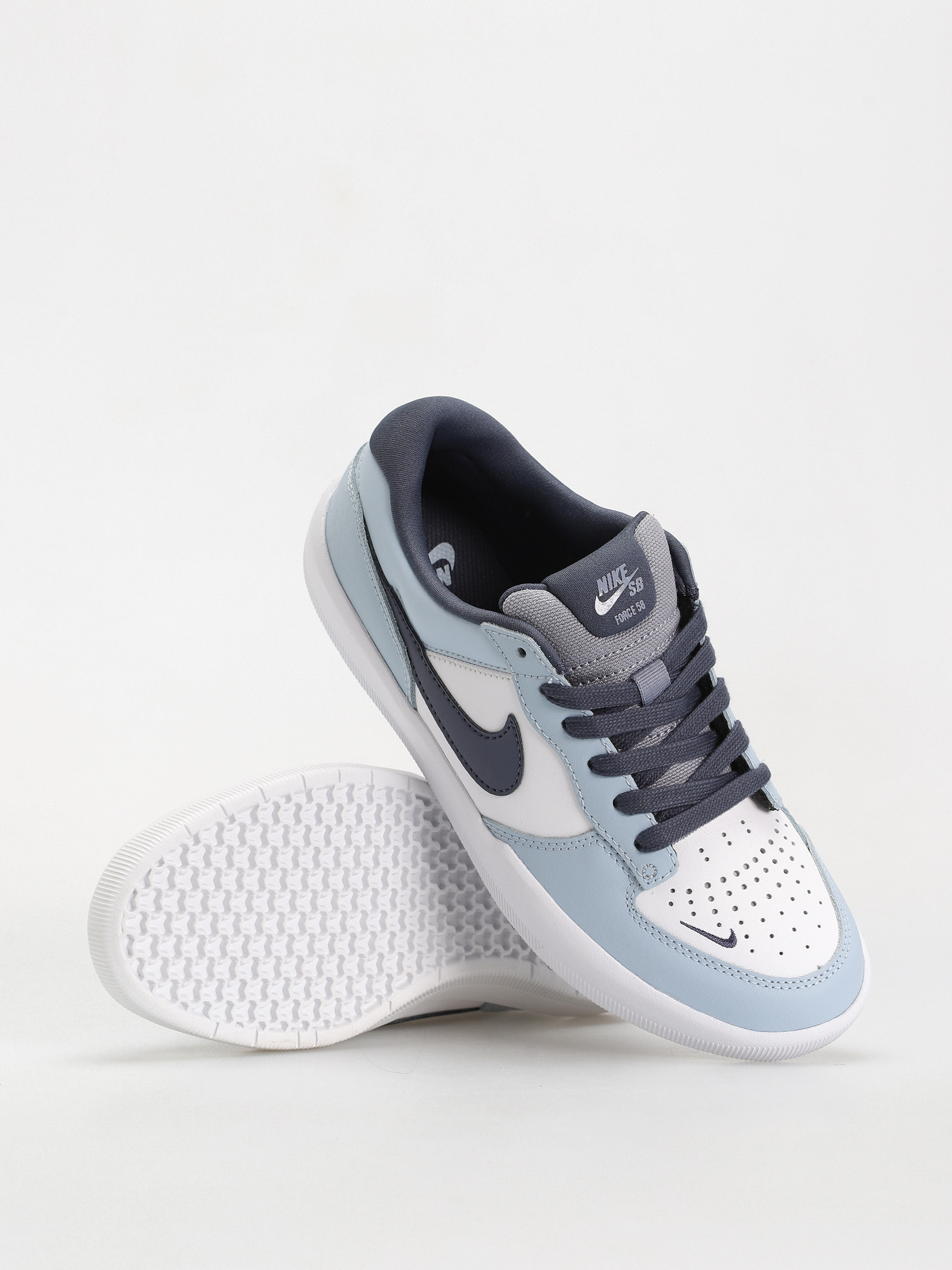 Pantofi Nike SB Force 58 Prm L (white/thunder blue white ashen slate)