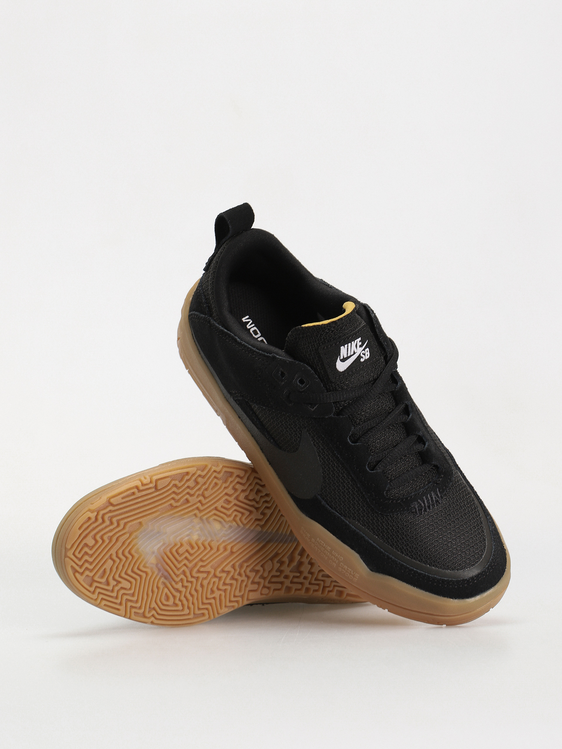 Pantofi Nike SB Day One JR - negru (black/black gum light brown white)