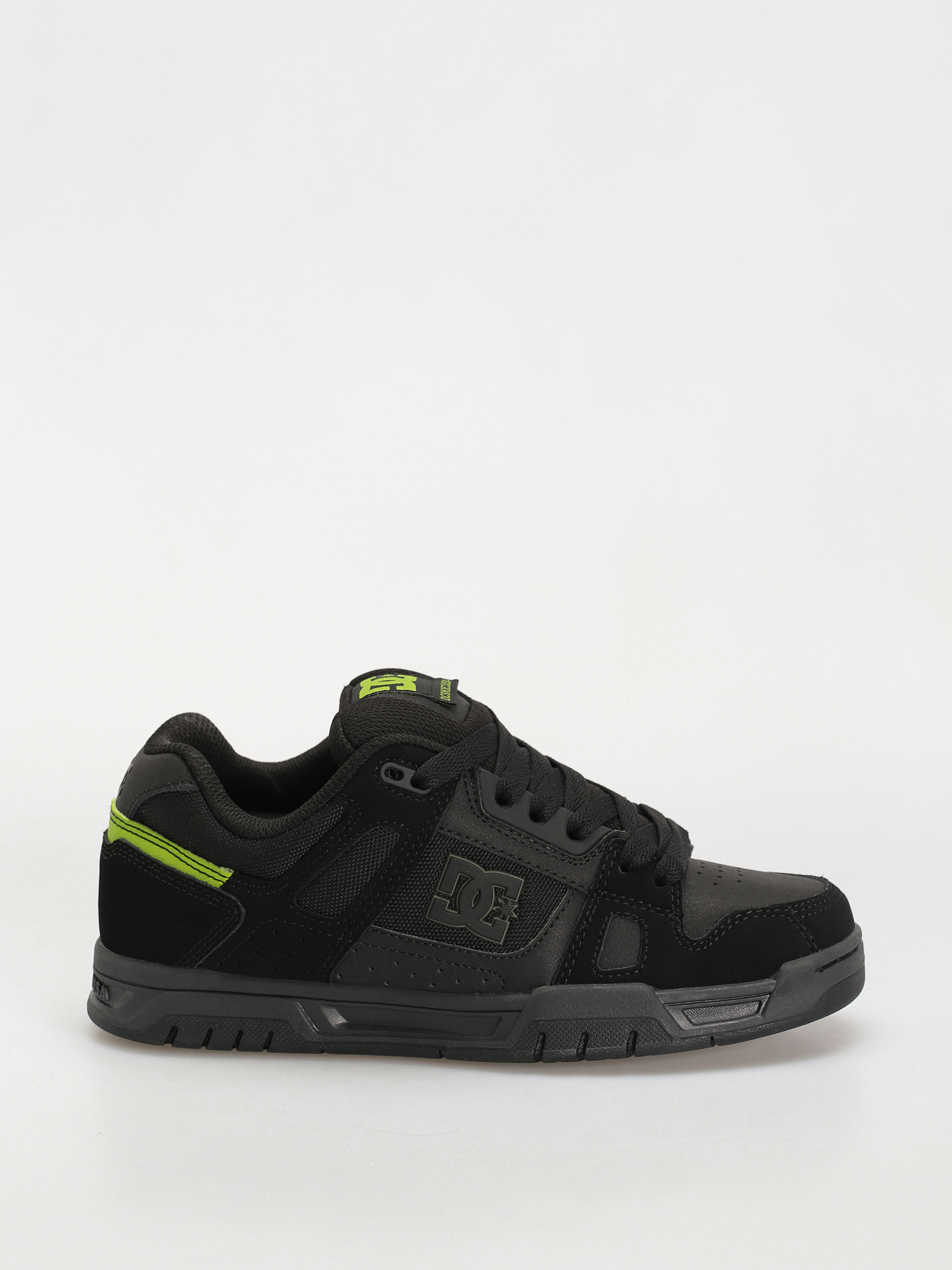 Pantofi DC Stag (black/lime green)