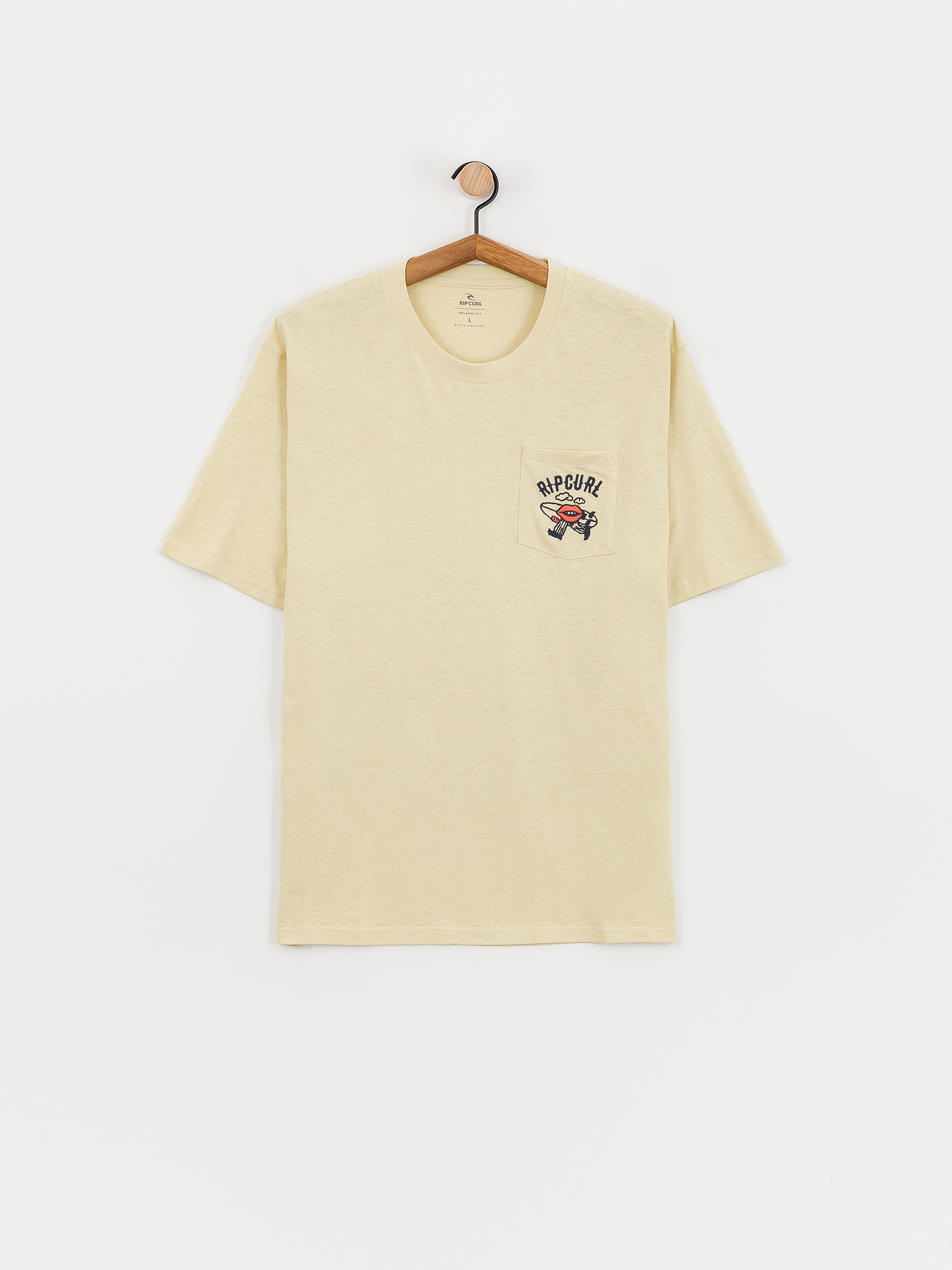 Tricou Rip Curl Shaper Emb (vintage yellow)