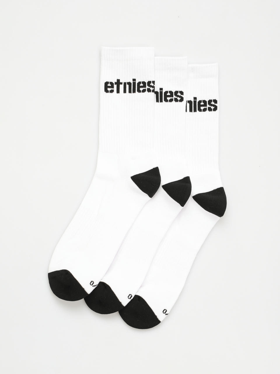 Șosete Etnies Stencil Icon  Sock 3 Pck (white)