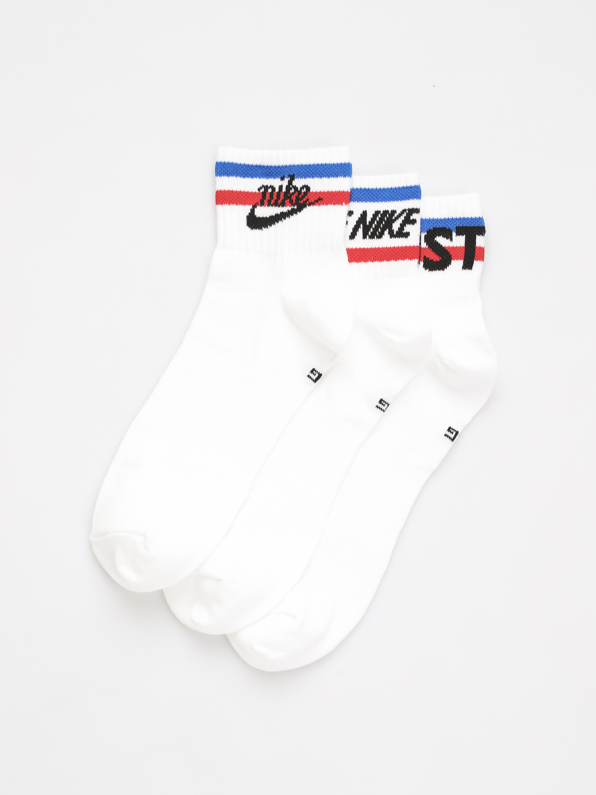 Șosete Nike SB Everyday Essential 3pk (white/black/game royal/university red)