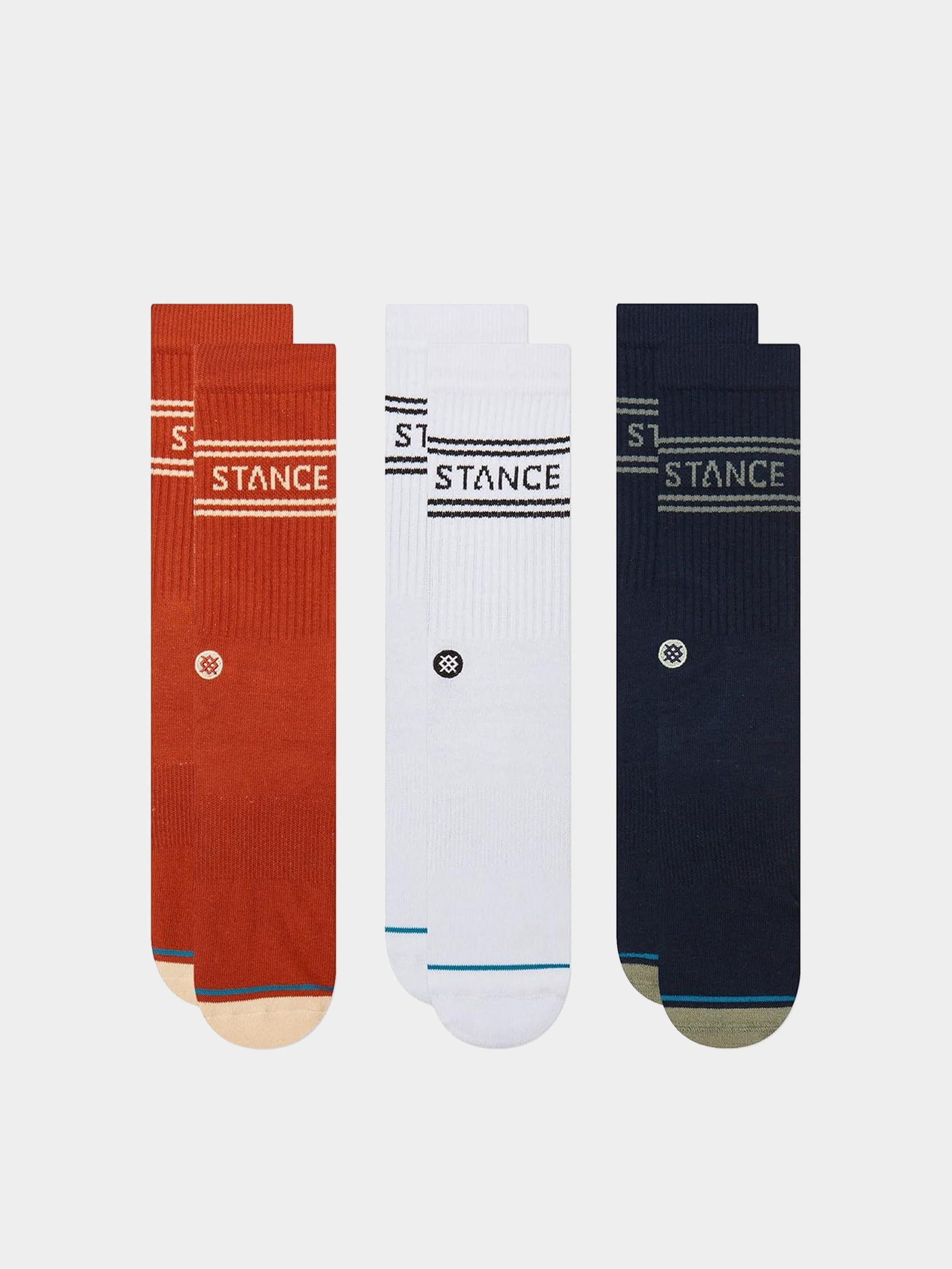 Șosete Stance Basic 3 Pack Crew (indigo)