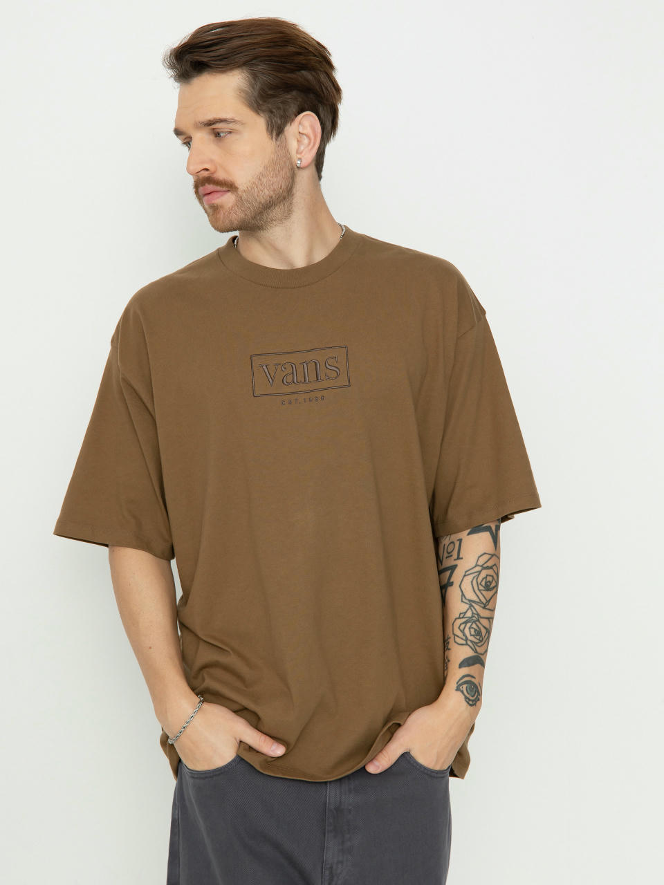 Tricou Vans Original Standards Logo (coffee liqueur)