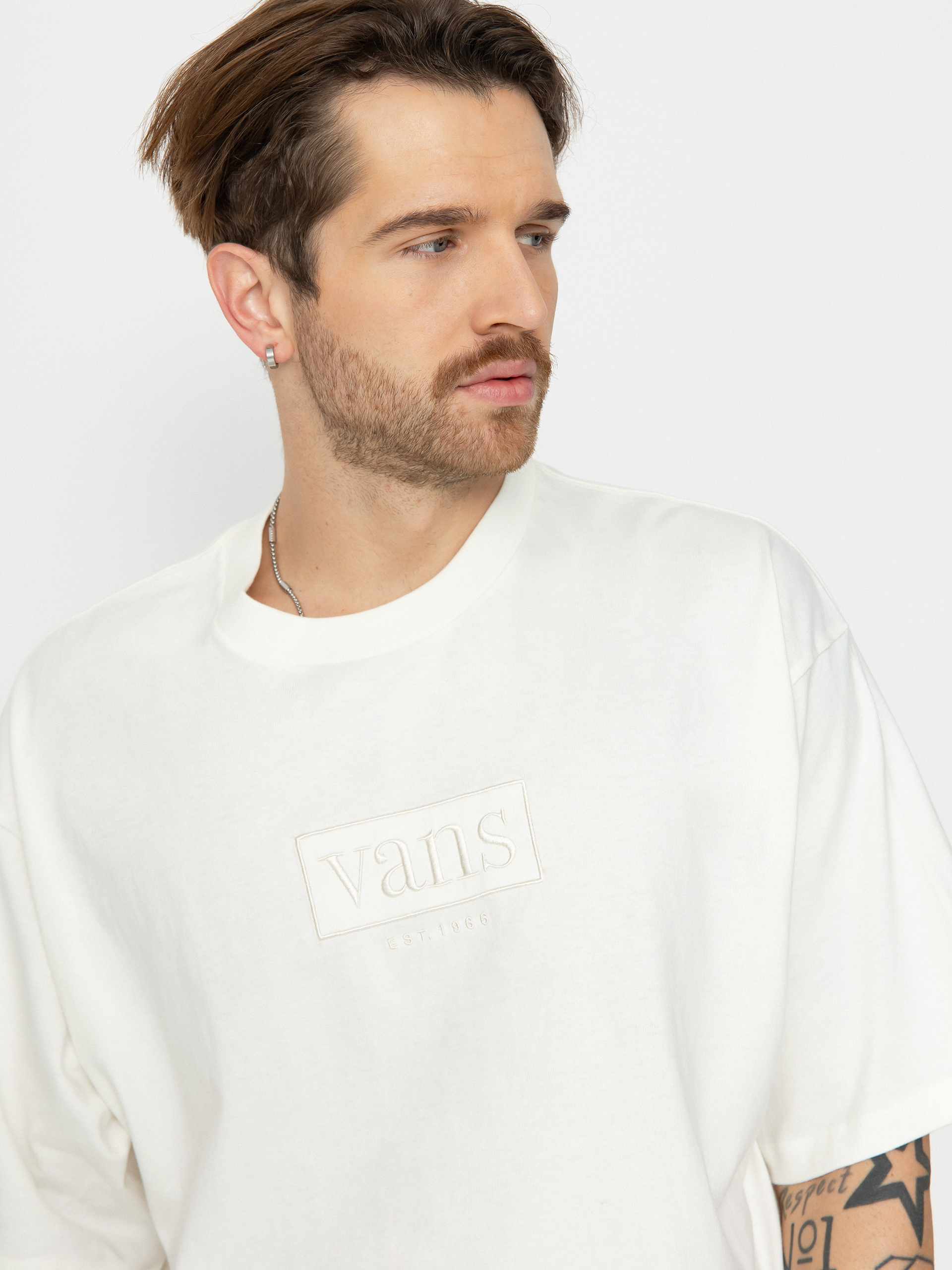 Tricou Vans Original Standards Logo (marshmallow)