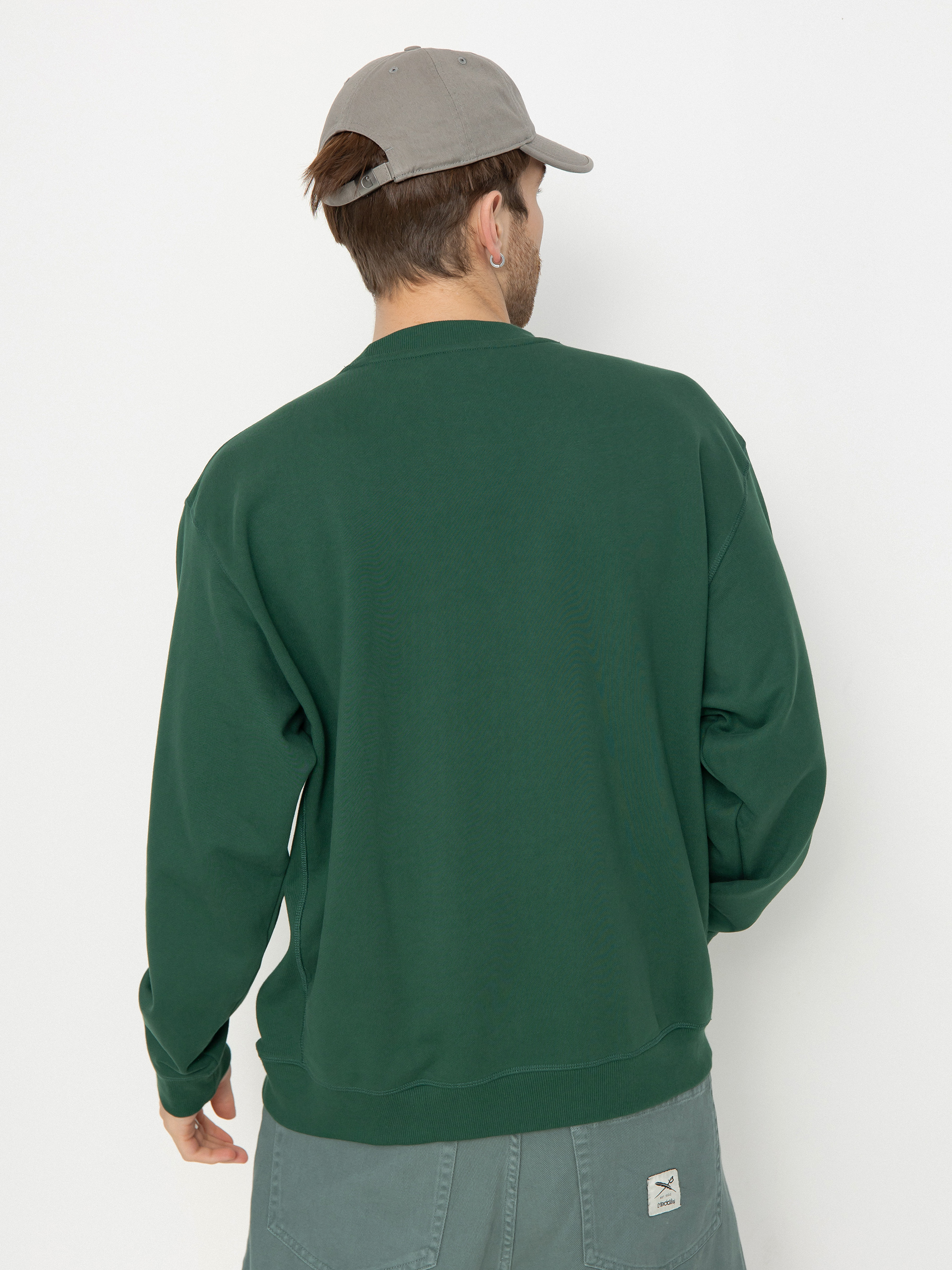 Hanorac cu glugă New Balance Athletics Sport (night green)