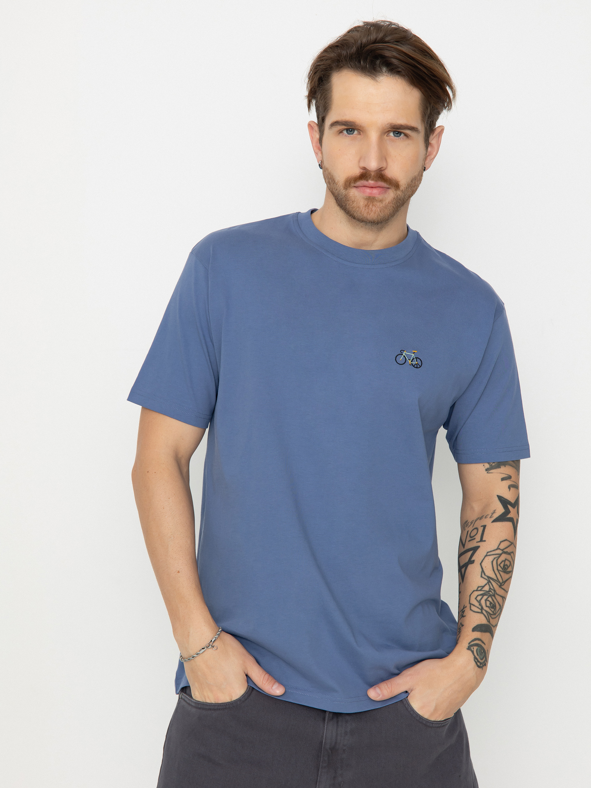 Tricou Iriedaily Peaceride Emb (dove blue)