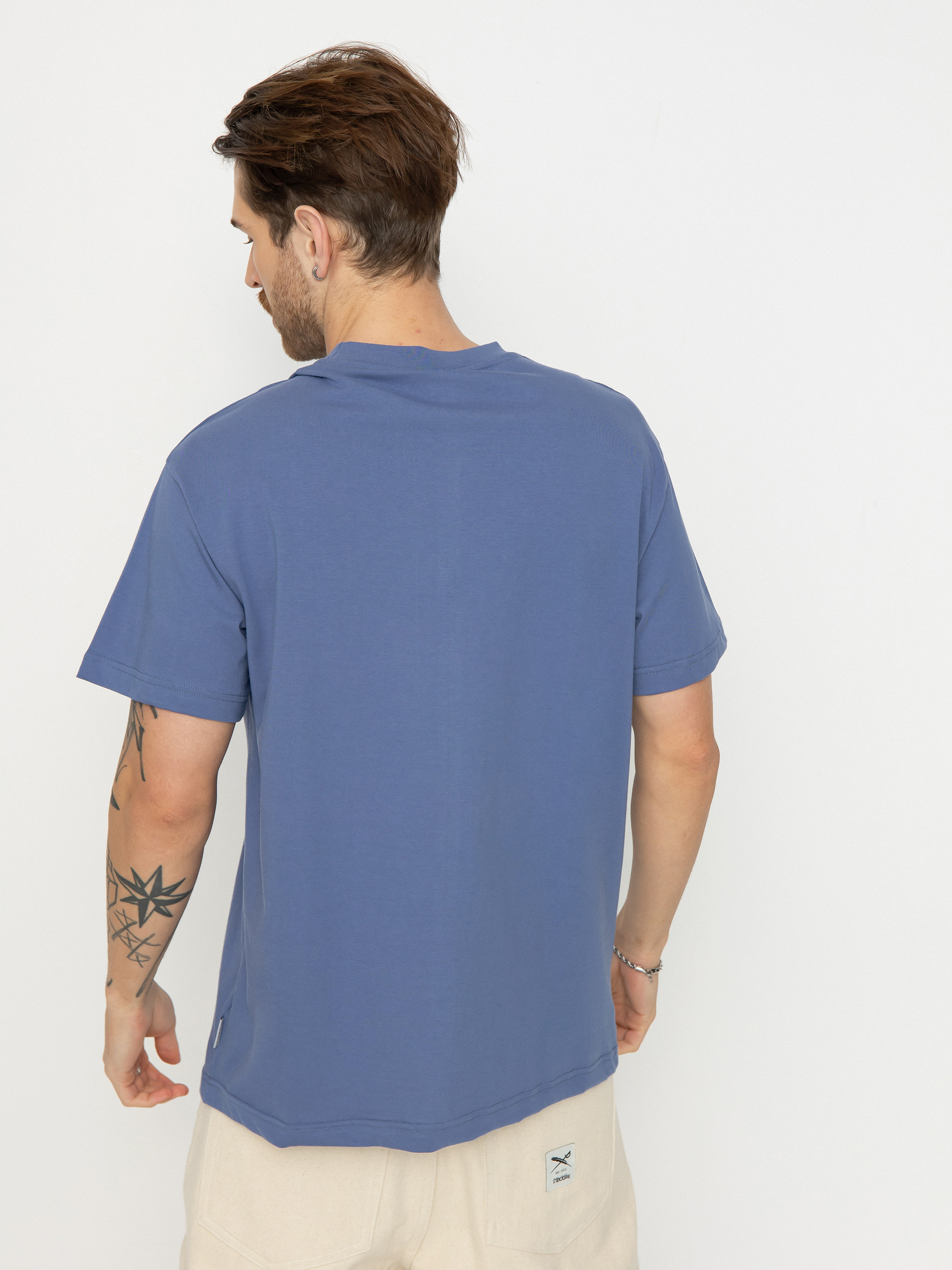 Tricou Iriedaily Mini Flag Relaxed (dove blue)