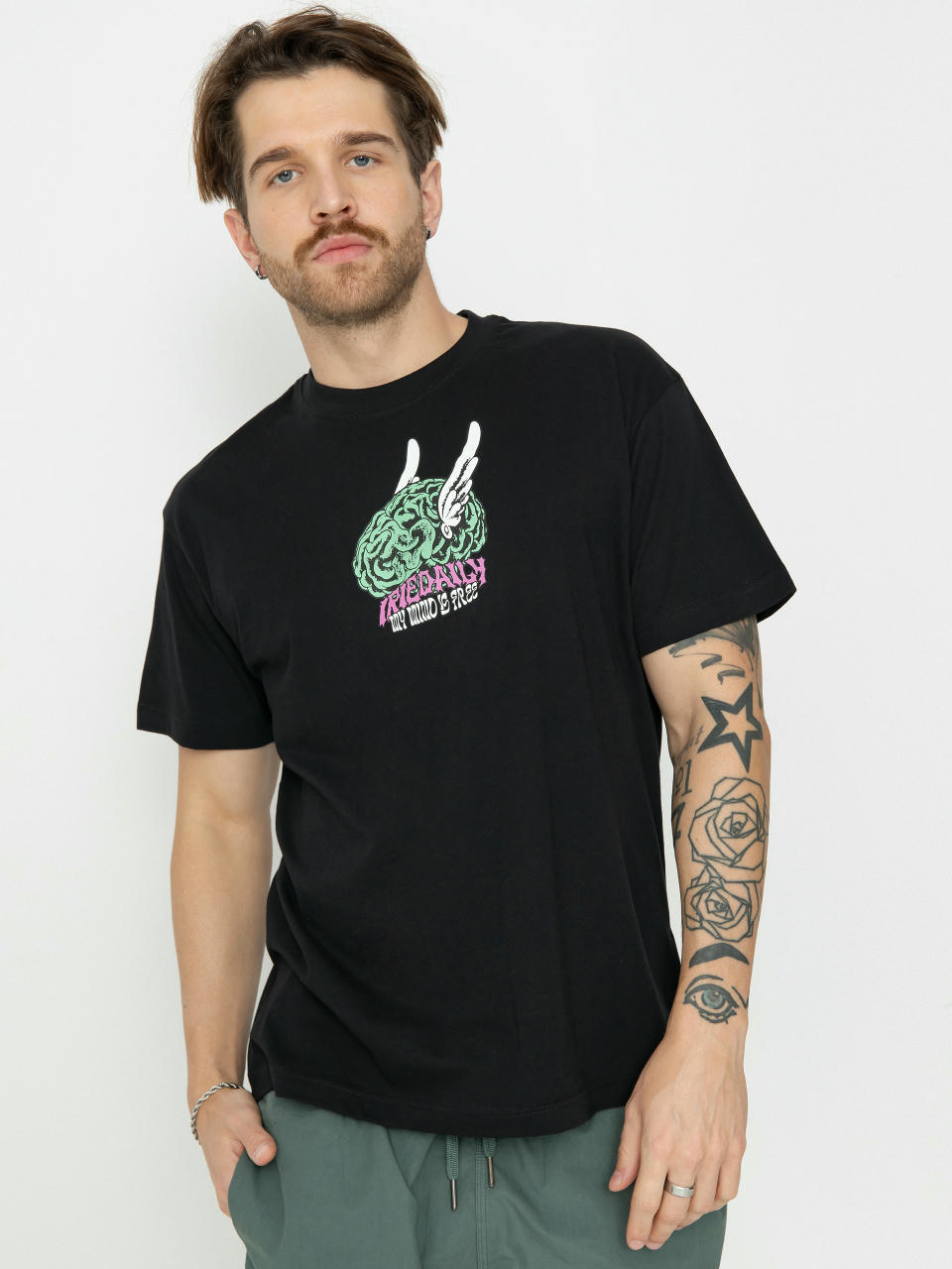 Tricou Iriedaily Free Mind (black)