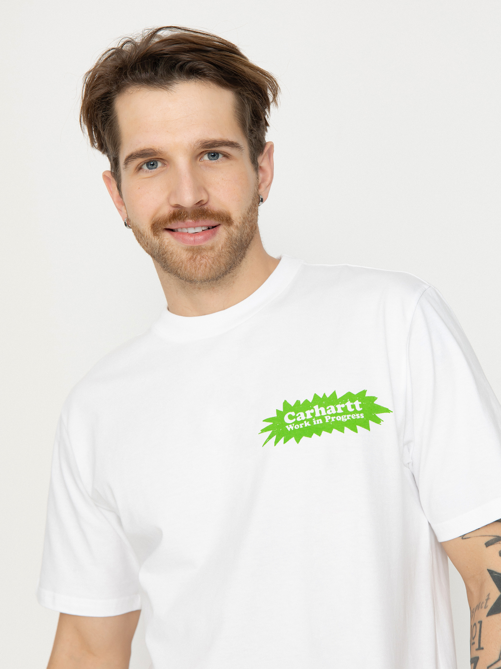 Tricou Carhartt WIP Bam (white)