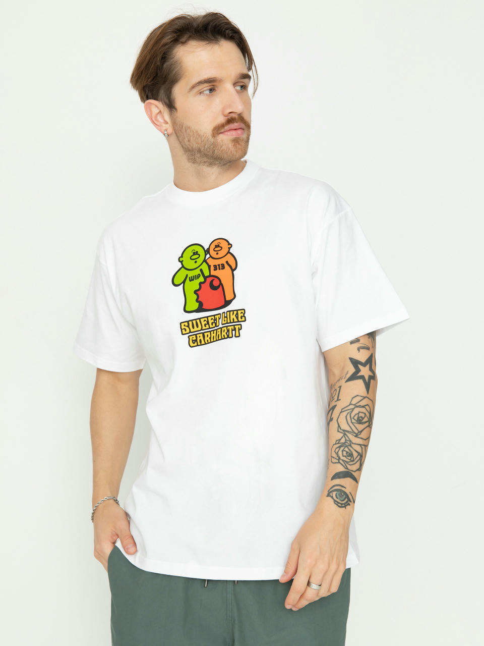 Tricou Carhartt WIP Gummy (white)