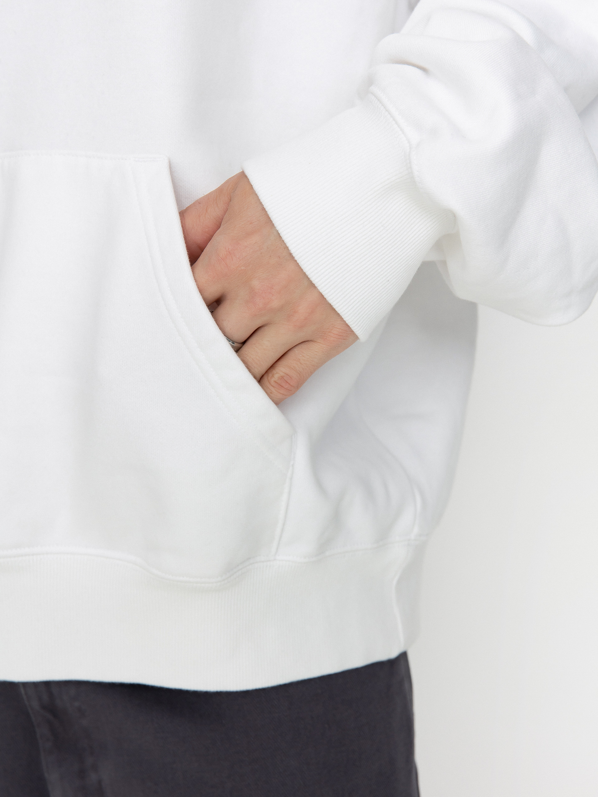 Hanorac cu glugă Carhartt WIP Drip HD (white)