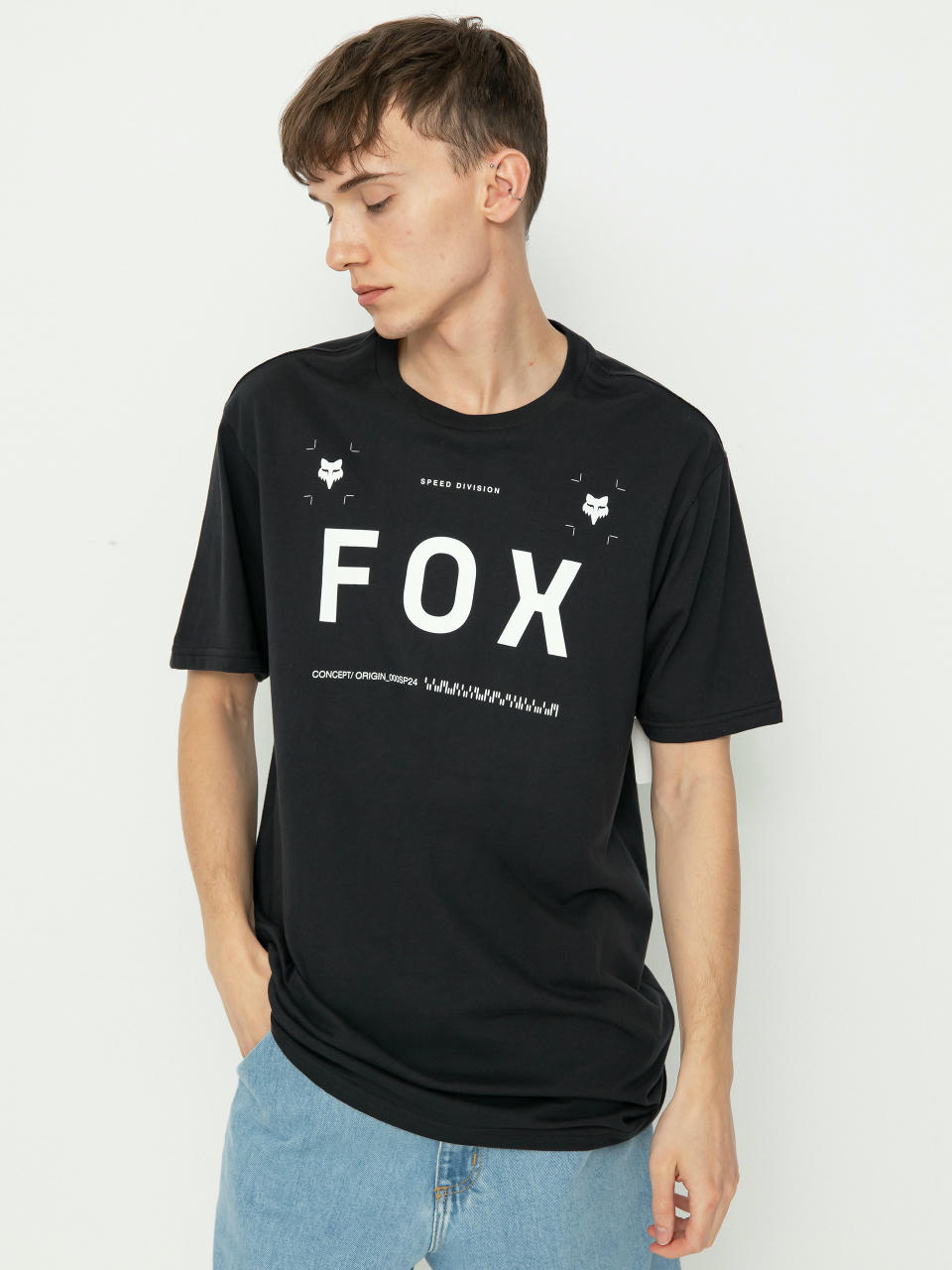 Tricou Fox Aviation Prem (black)