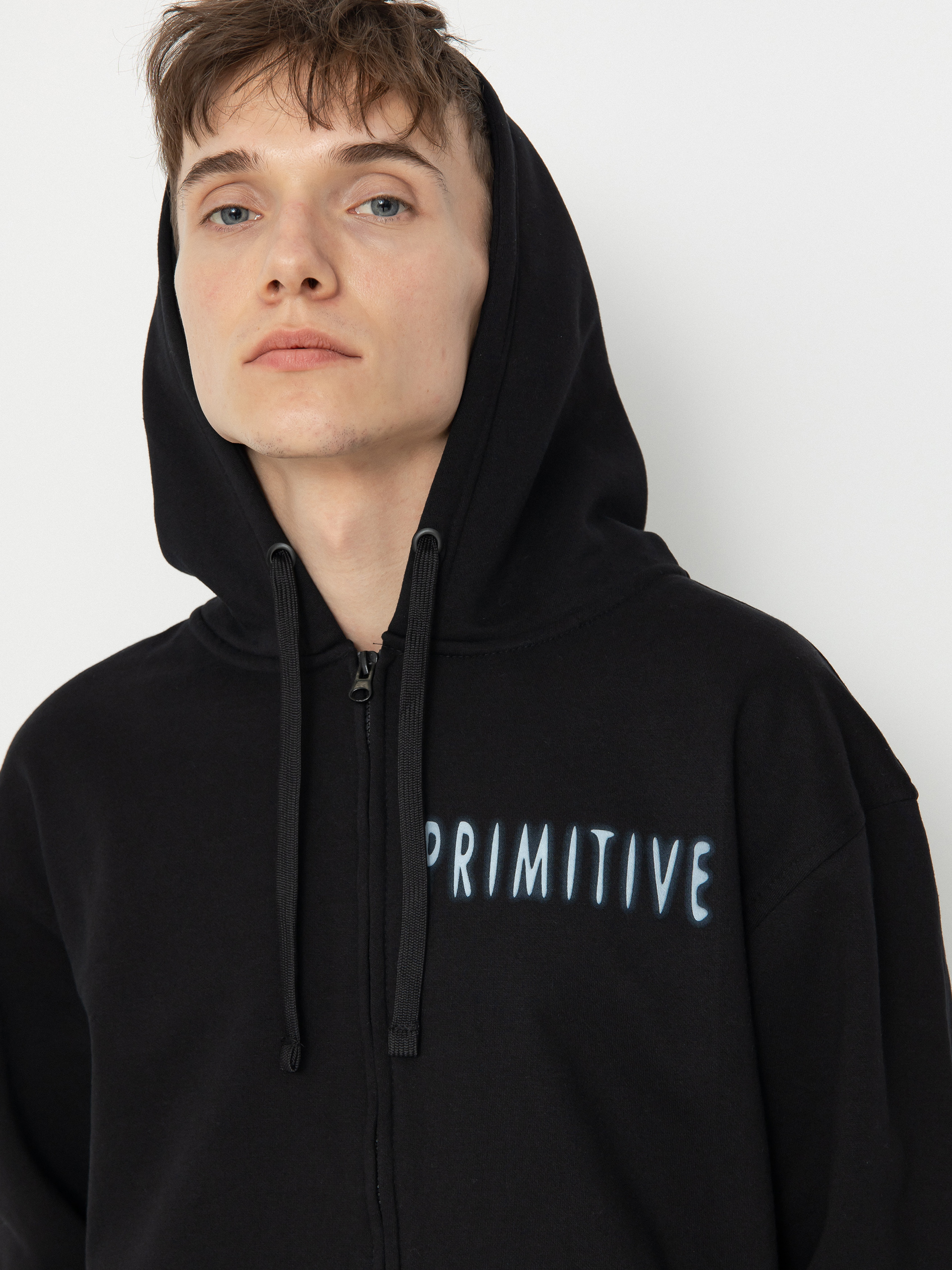 Hanorac cu glugă Primitive Contact ZHD (black)