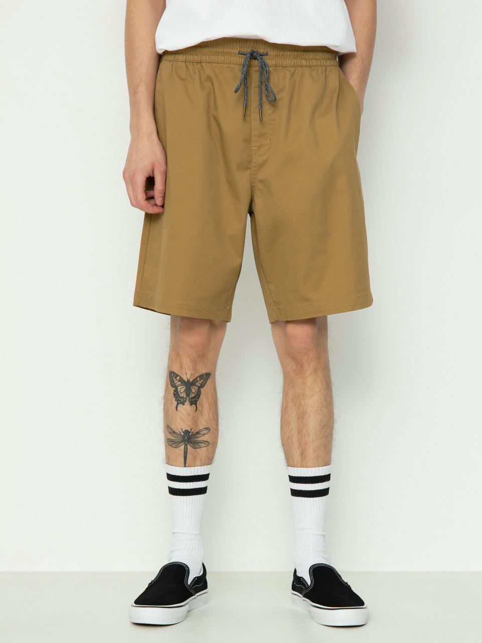 Șort Volcom Frickin Ew 19 (dark khaki)