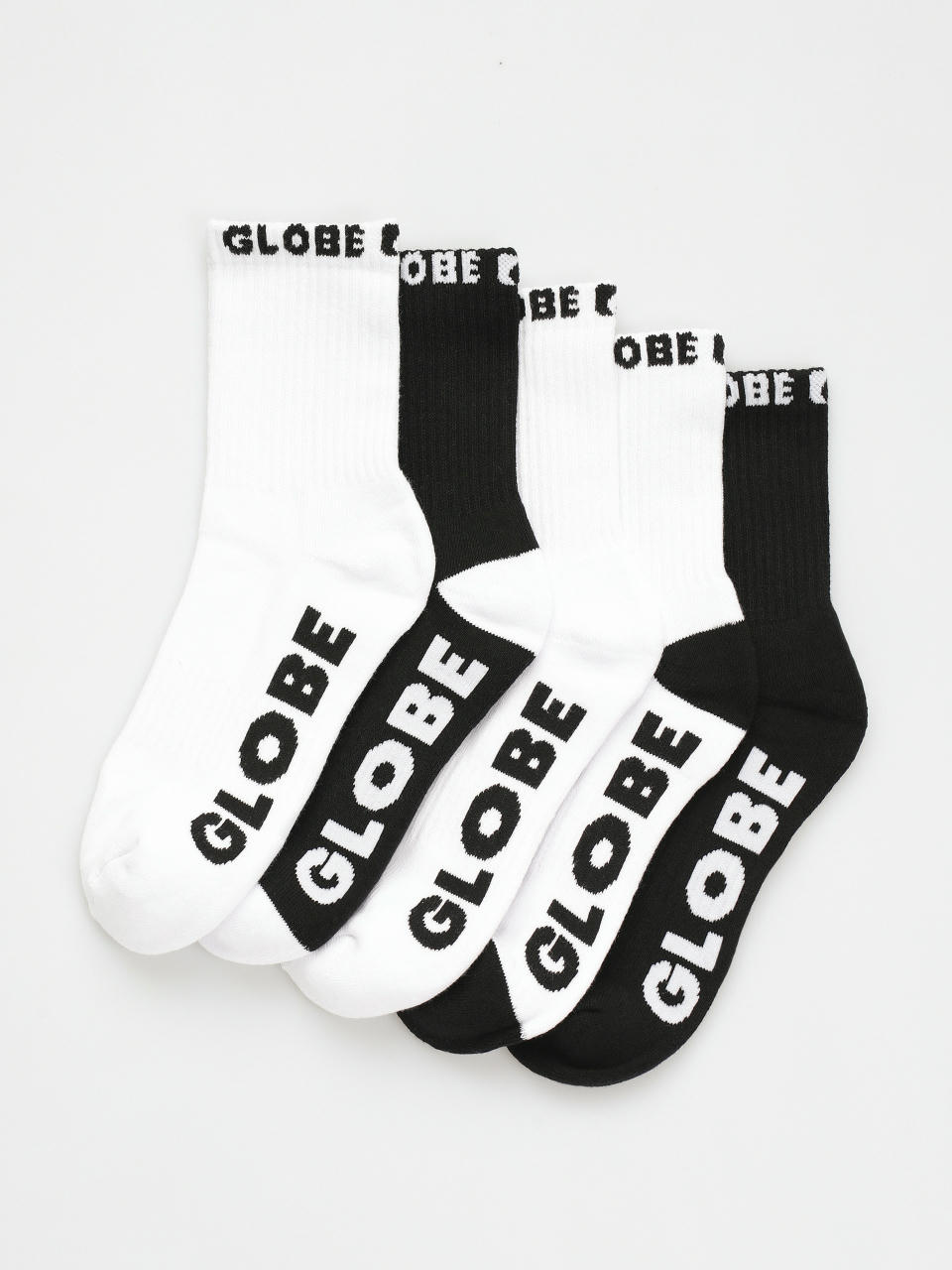 Șosete Globe Globe Kids Quater 5 Pack JR (black/white)