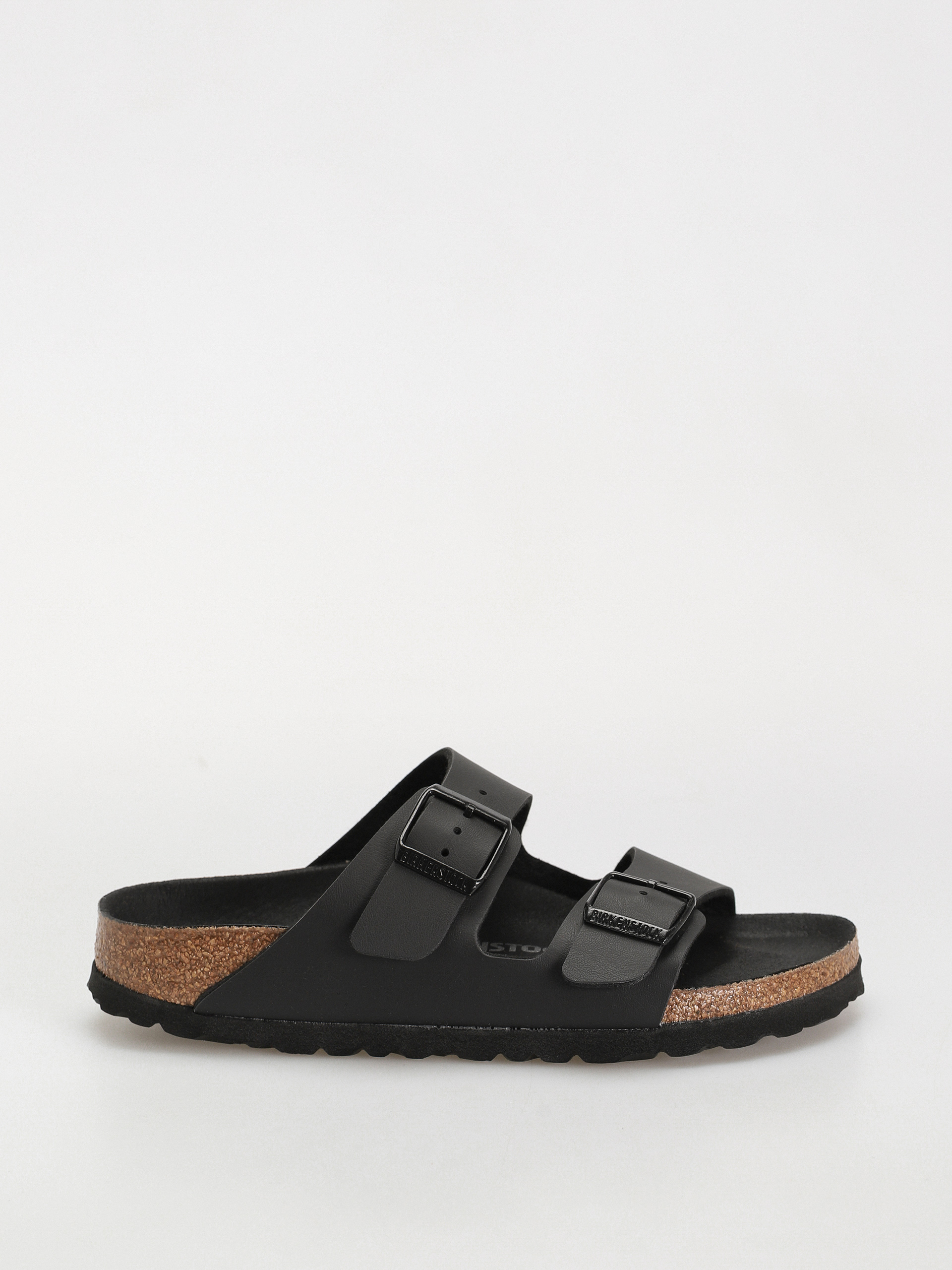 BIRKENSTOCK ブラック 43 OVY Șlapi Birkenstock Arizona Birko Flor Nubuck Narrow Wmn - negru (black)