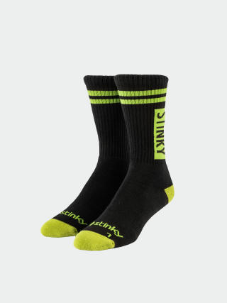 Șosete Stinky Socks Stamp (black/green)