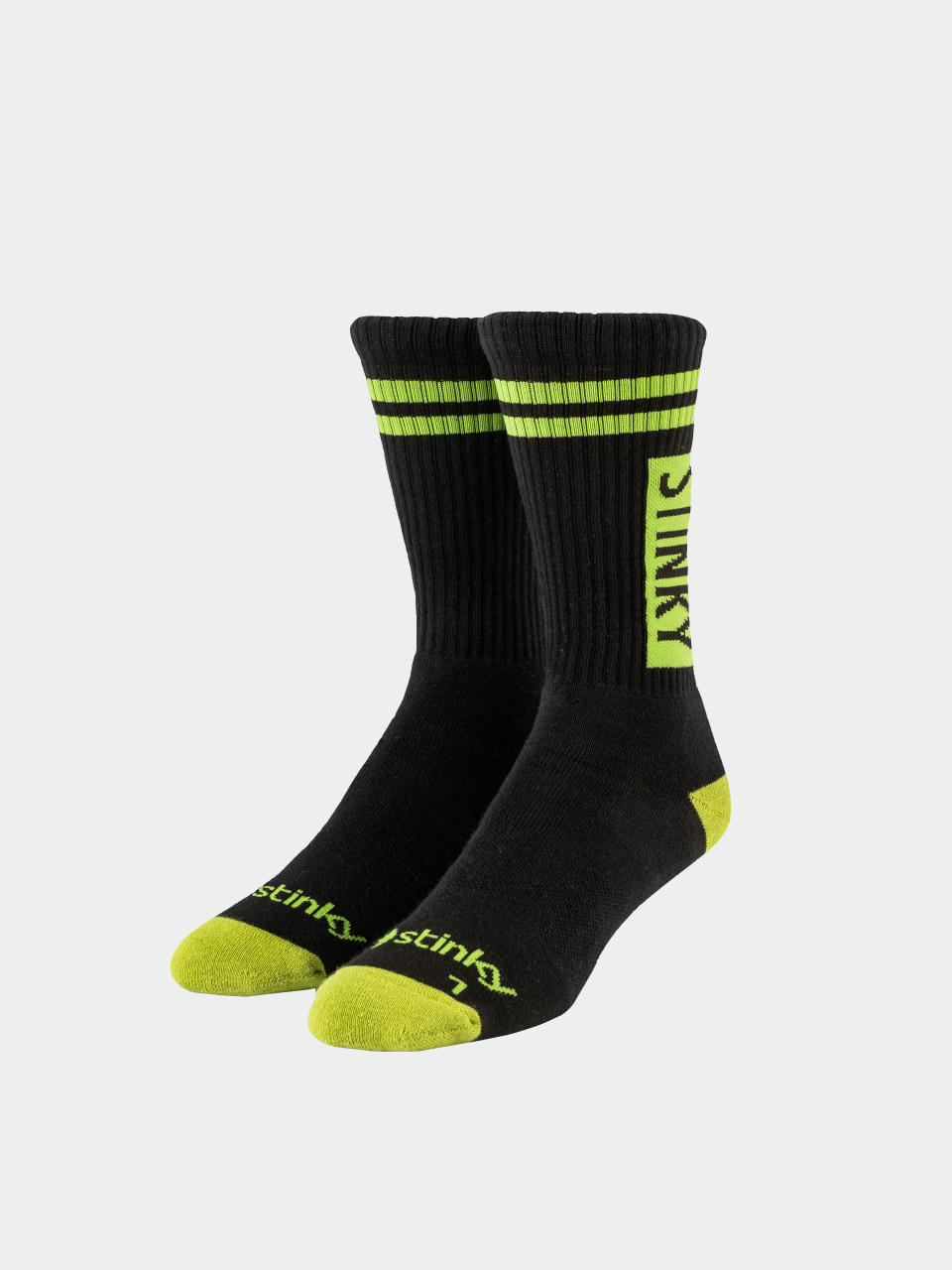 Șosete Stinky Socks Stamp (black/green)