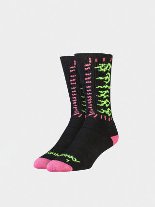 Șosete Stinky Socks Family (black/pink)