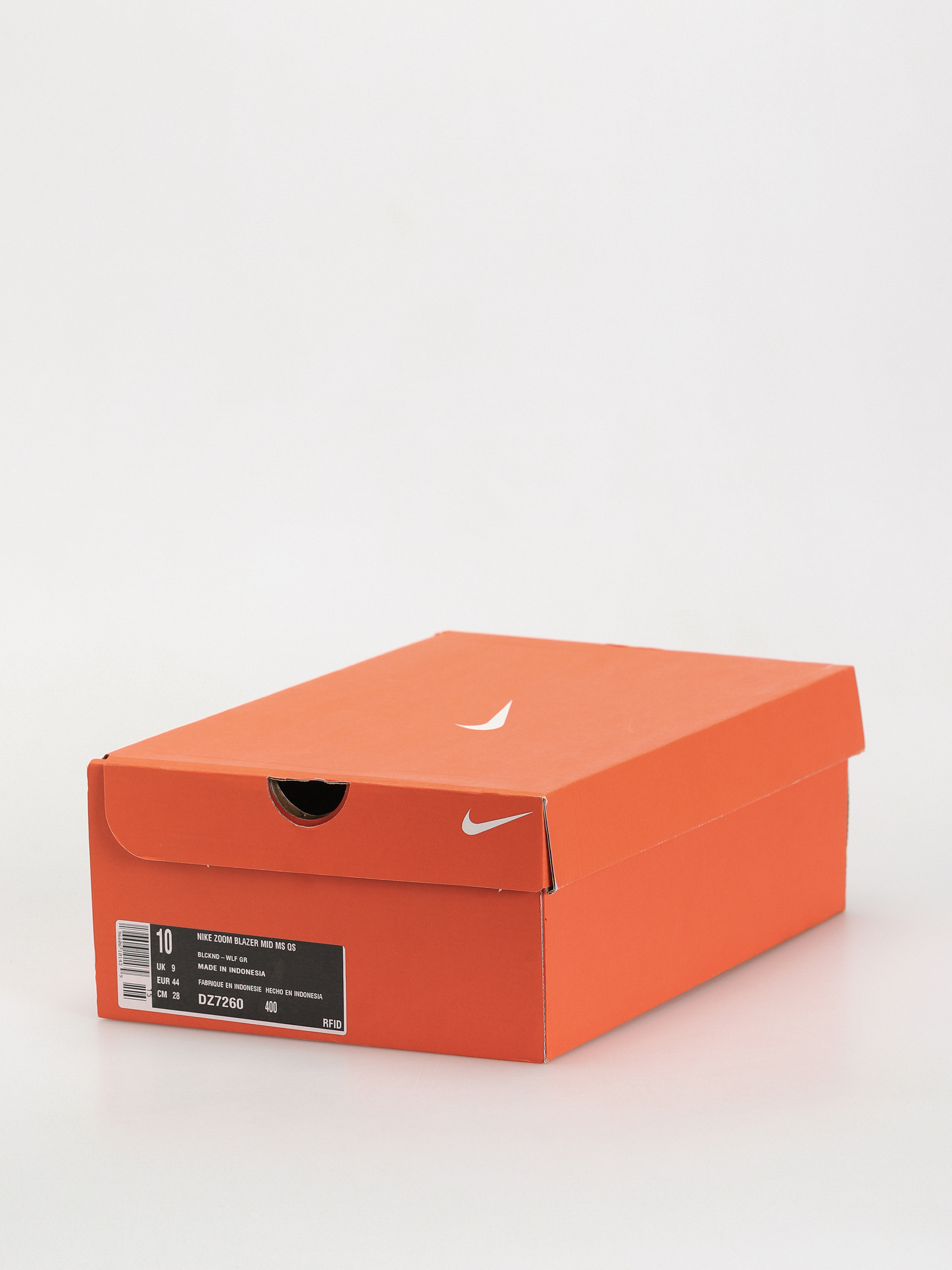 Pantofi Nike SB Zoom Blazer Mid Mason Silva QS (dark obsidian/metallic silver white)