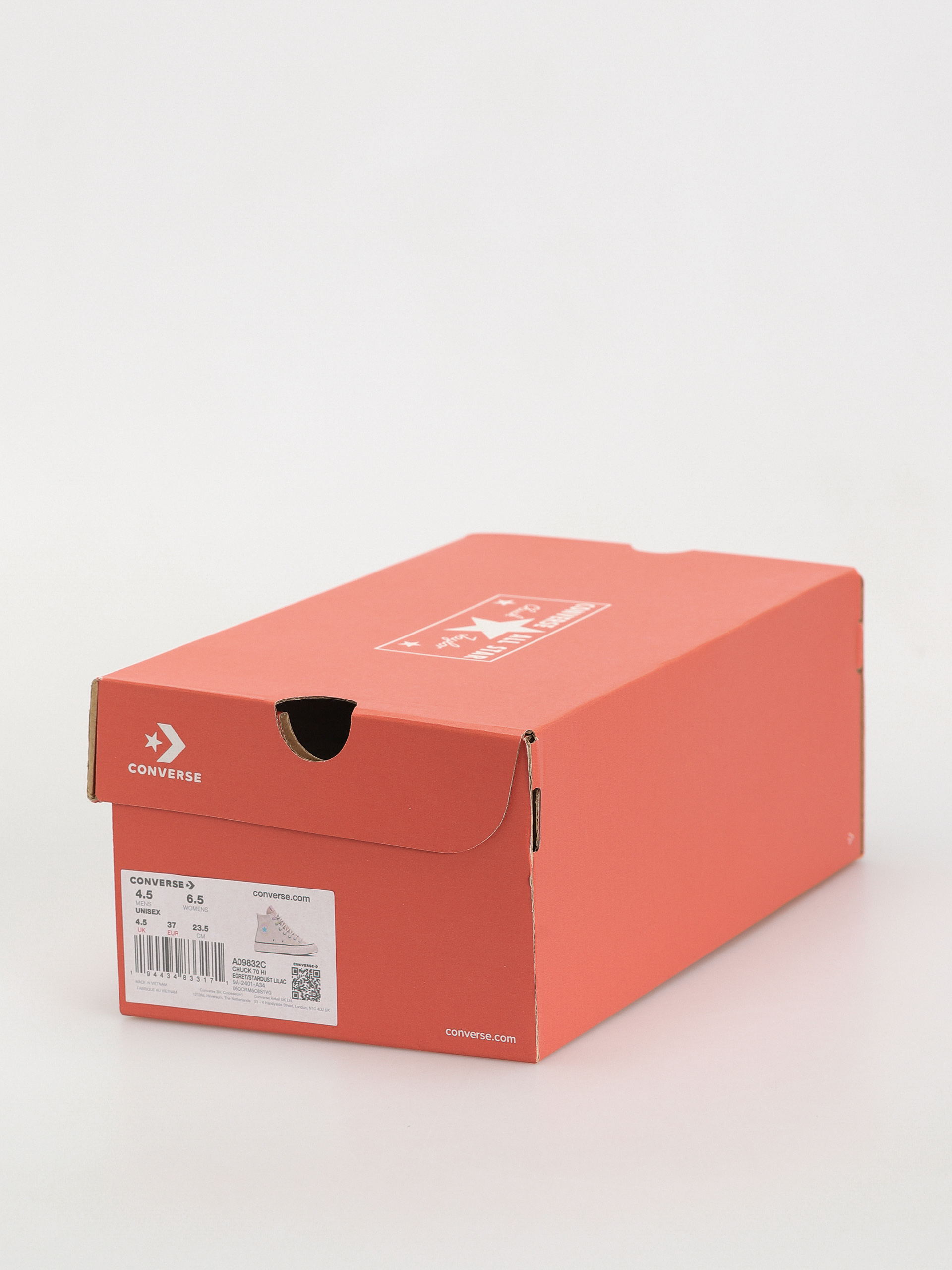 Teniși Converse Chuck 70 Hi (stardust lilac/off white)